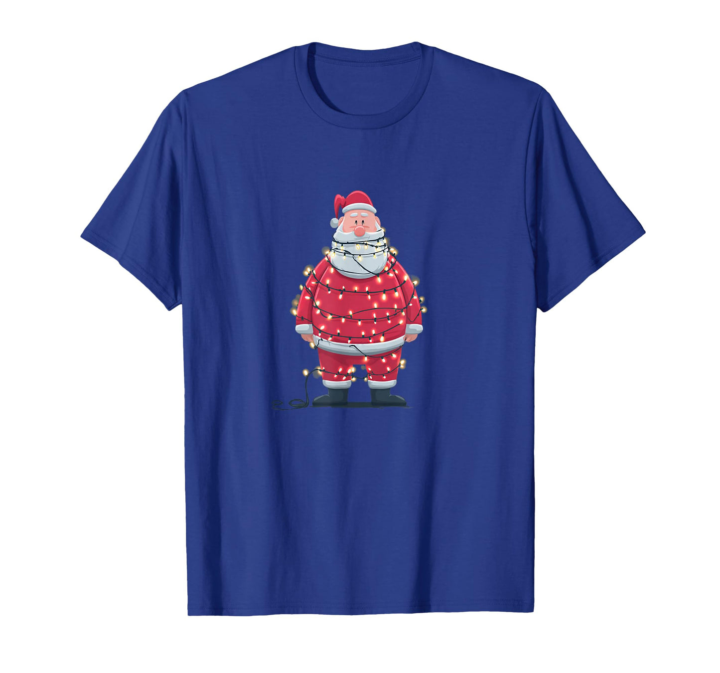 Pretty Yule Lights for Santa Claus in Xmas Night T-Shirt