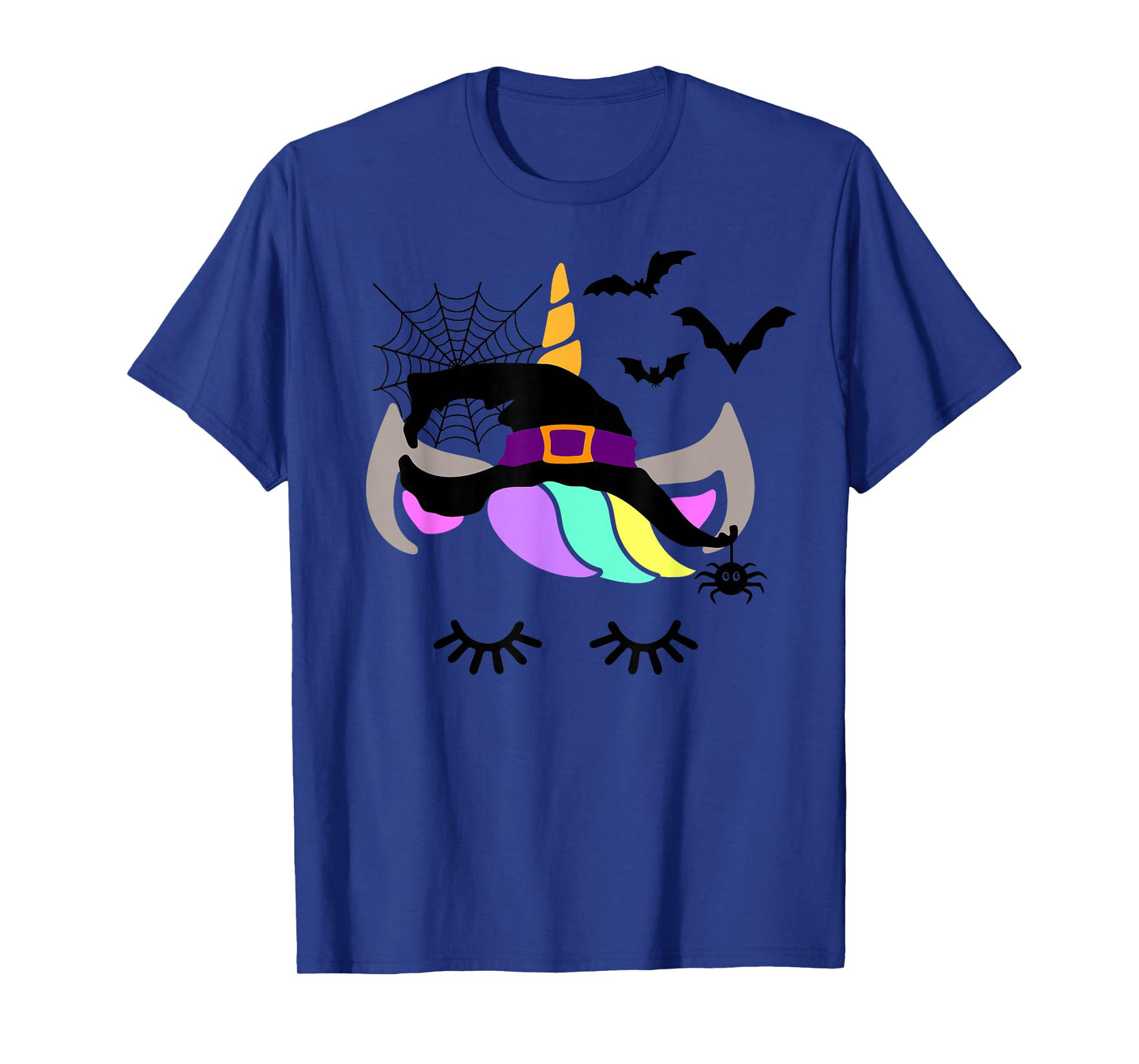 This is My Human Costume I’m Really A Unicorn Bat Witch Hat T-Shirt