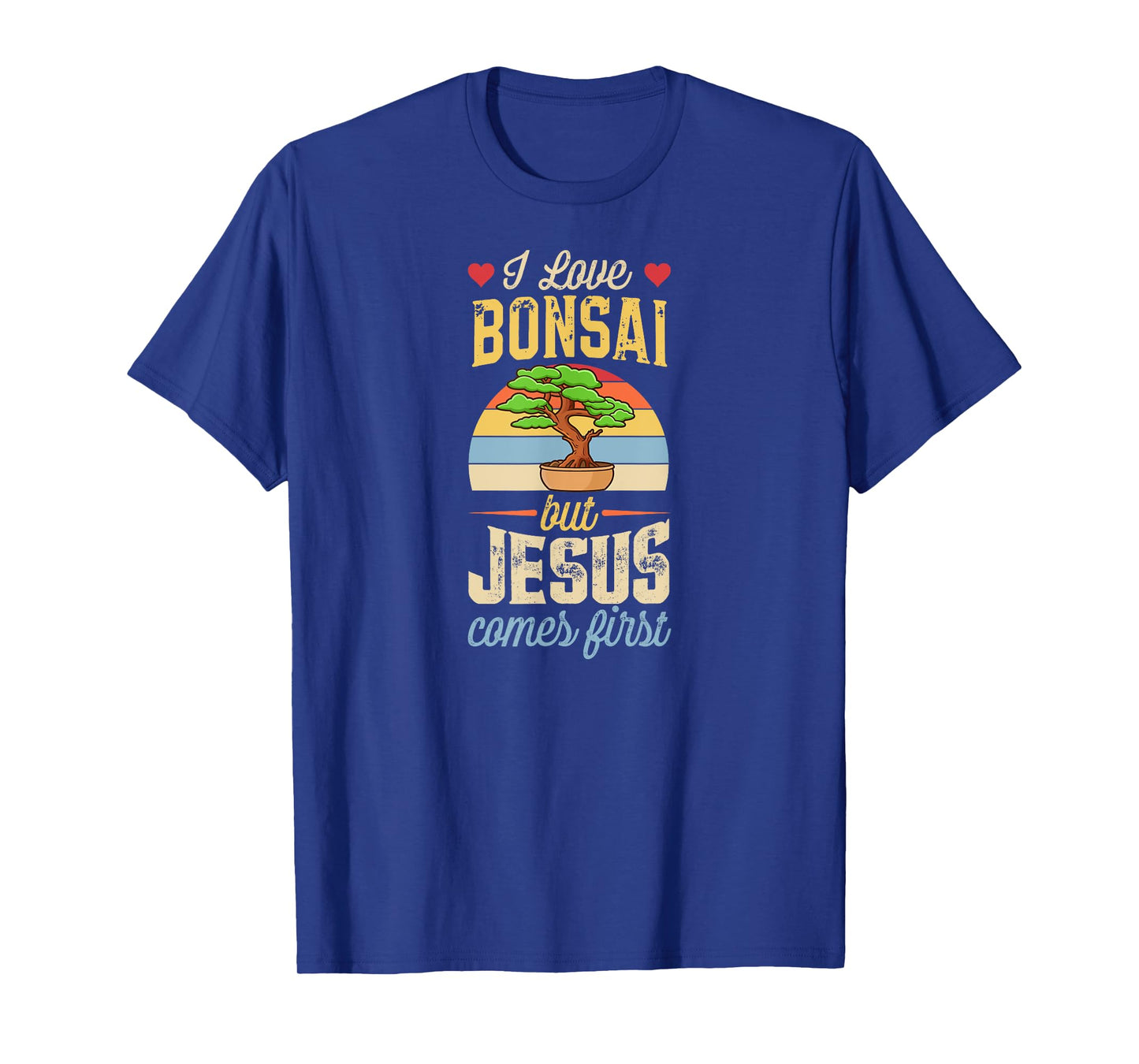 I Love Bonsai But Jesus Comes First Funny Christian T-Shirt