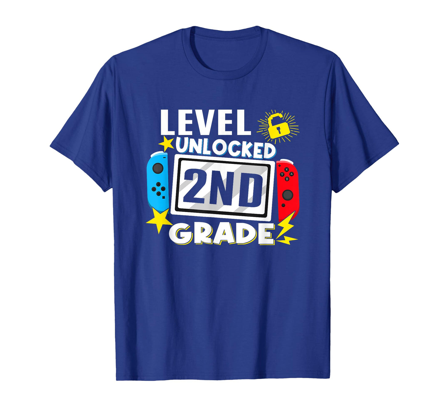 First Day Of 2nd Grade Level Unlocked Game Back To School T-Shirt
