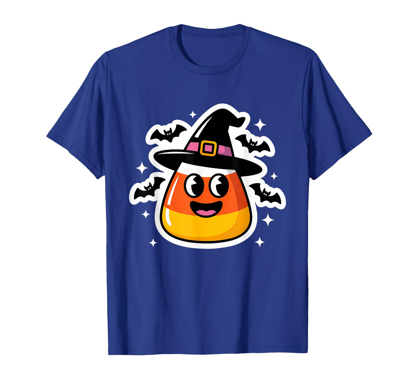 Halloween Candy Corn Witch Cute Bat T-Shirt