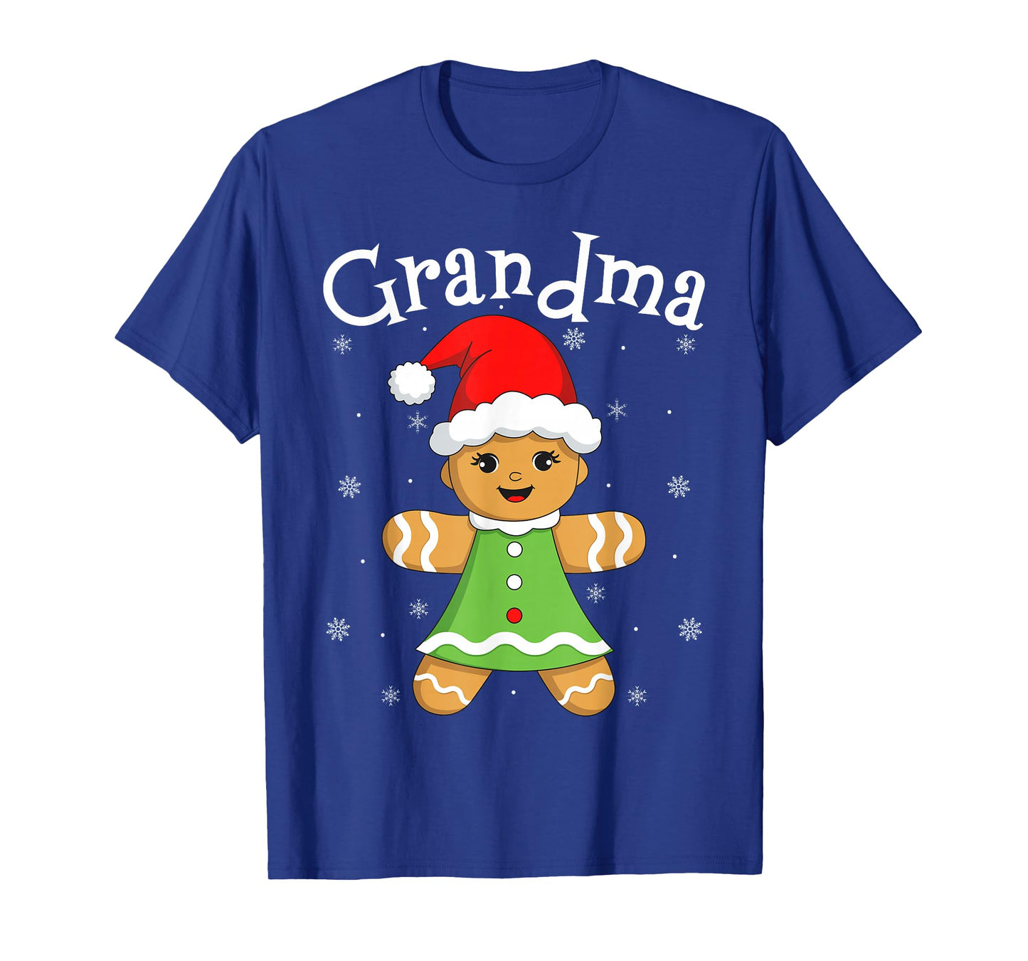 Gingerbread Grandma Women Matching Family Christmas Baking T-Shirt