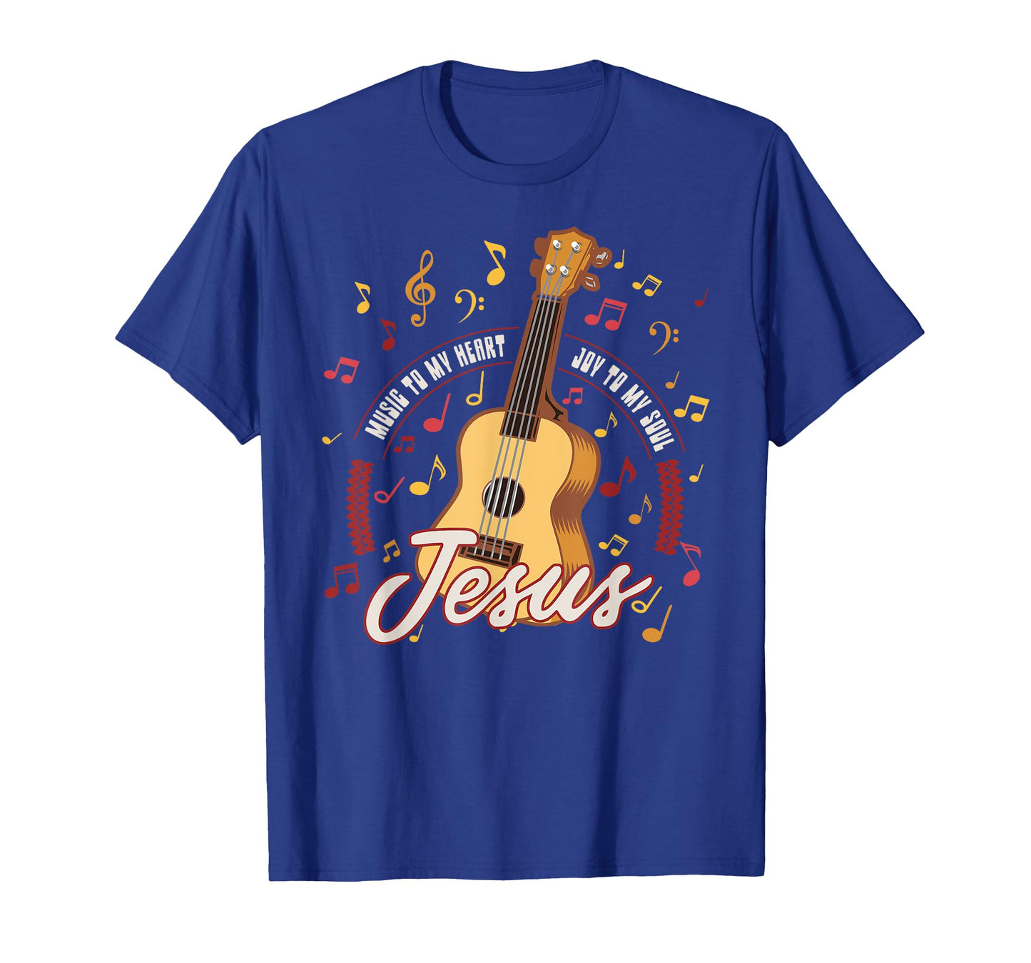 Jesus Is The Music Of My Heart Guitar Christian T-Shirt