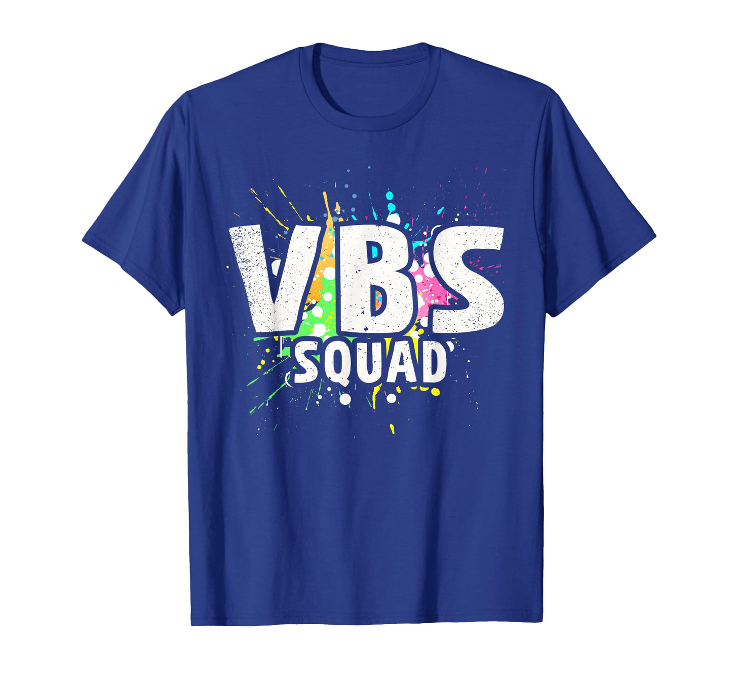 I Love VBS 2023 Squad Vacation Bible School Paint Splatter T-Shirt