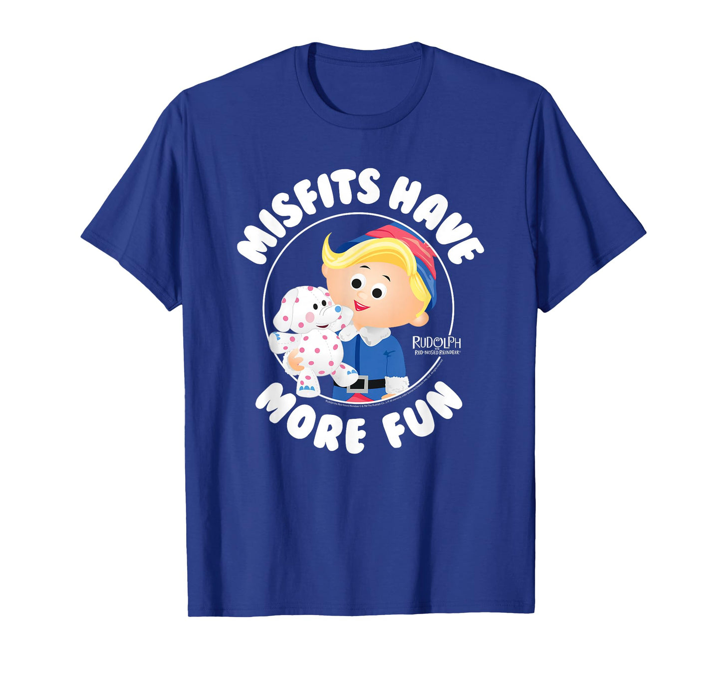Rudolph Misfits Have More Fun Hermey Retro Christmas T-Shirt