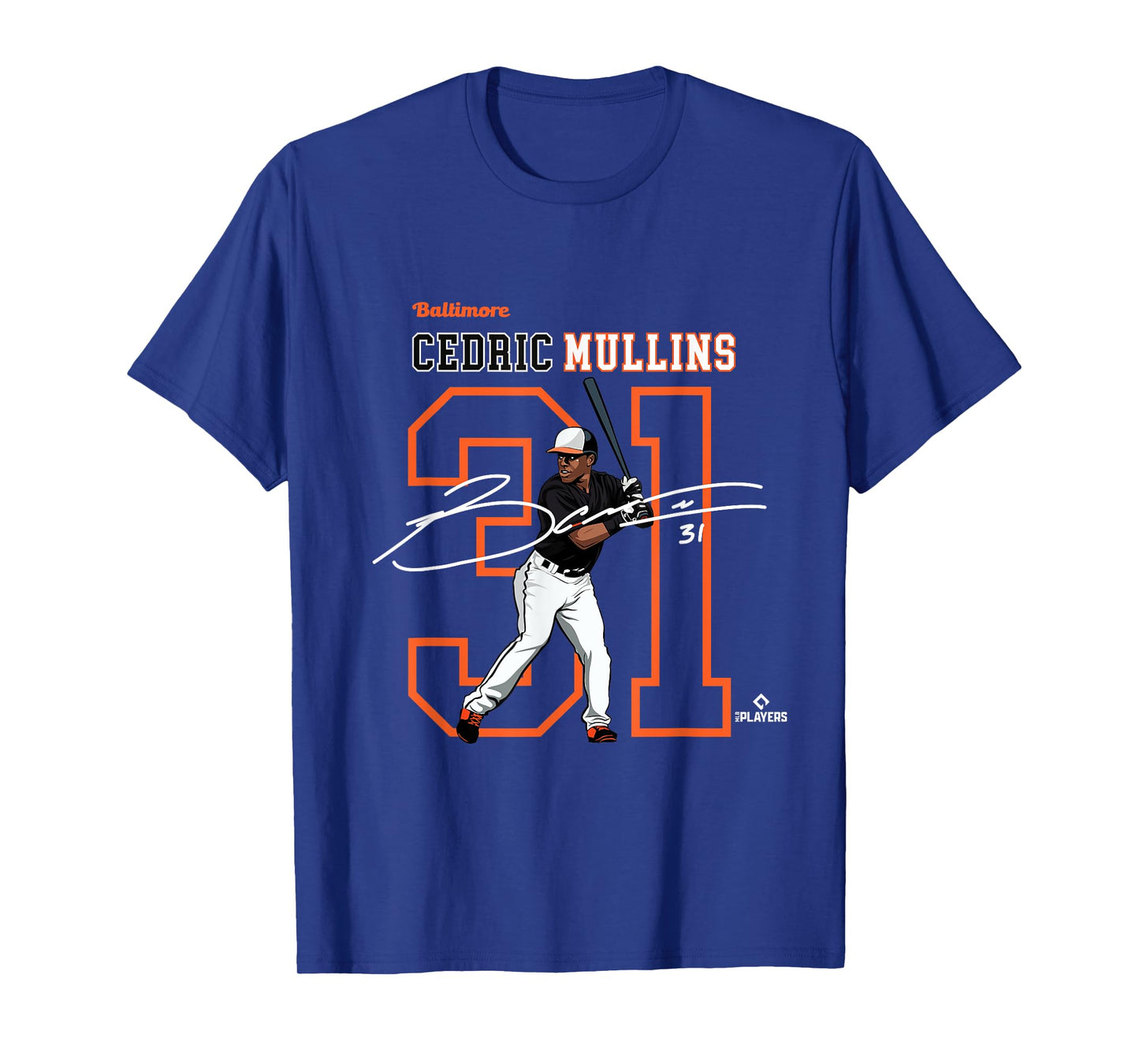 Cedric Mullins | Baltimore Baseball Players | MLBCMS3004 T-Shirt