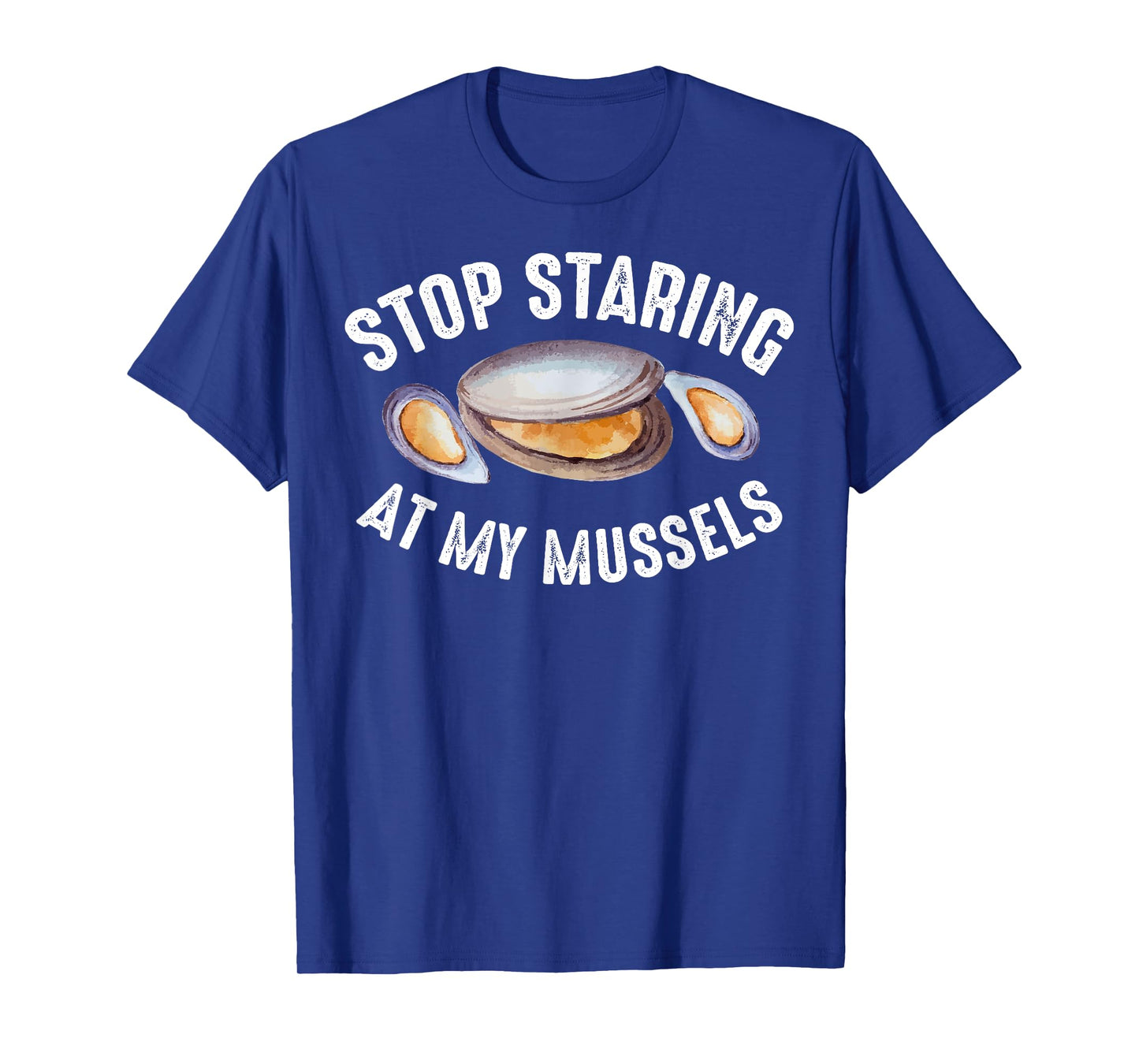 Cool Stop Staring At My Mussels | Funny Gym Muscles Fan Gift T-Shirt