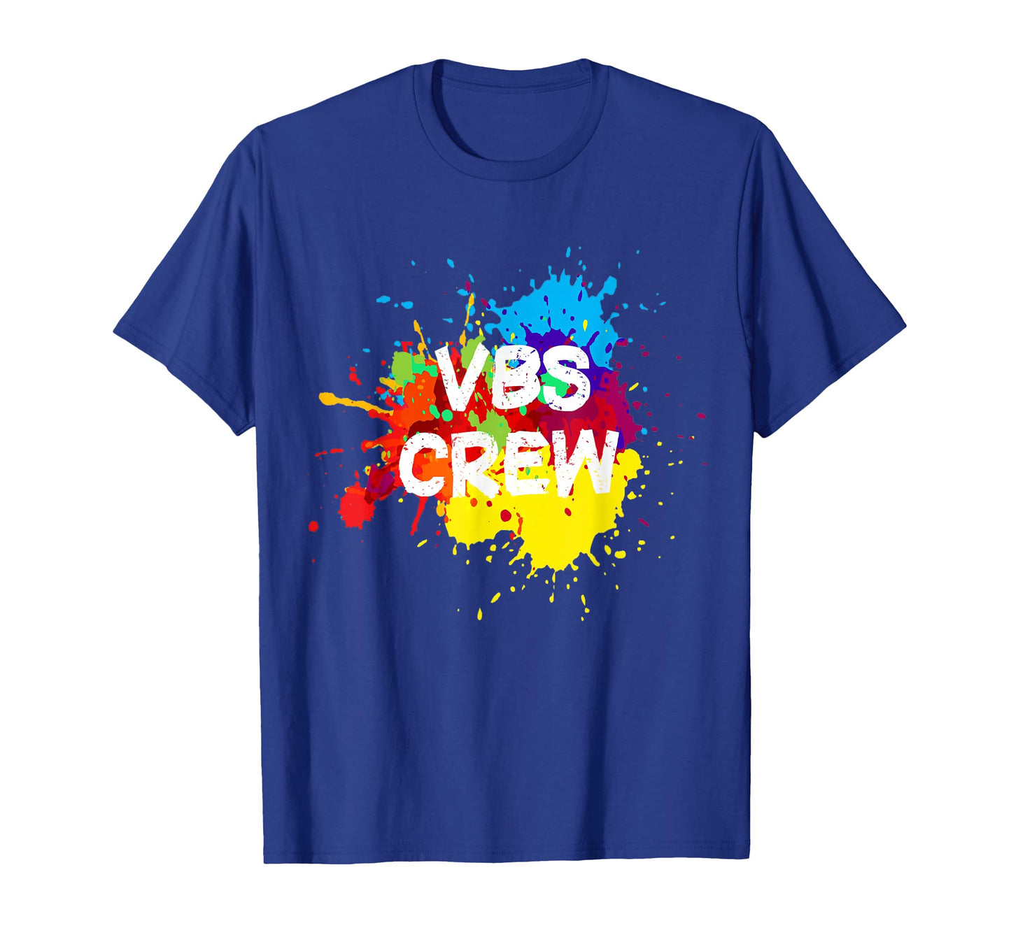VBS 2022 Crew Vacation Bible School Paint Splatter T-Shirt