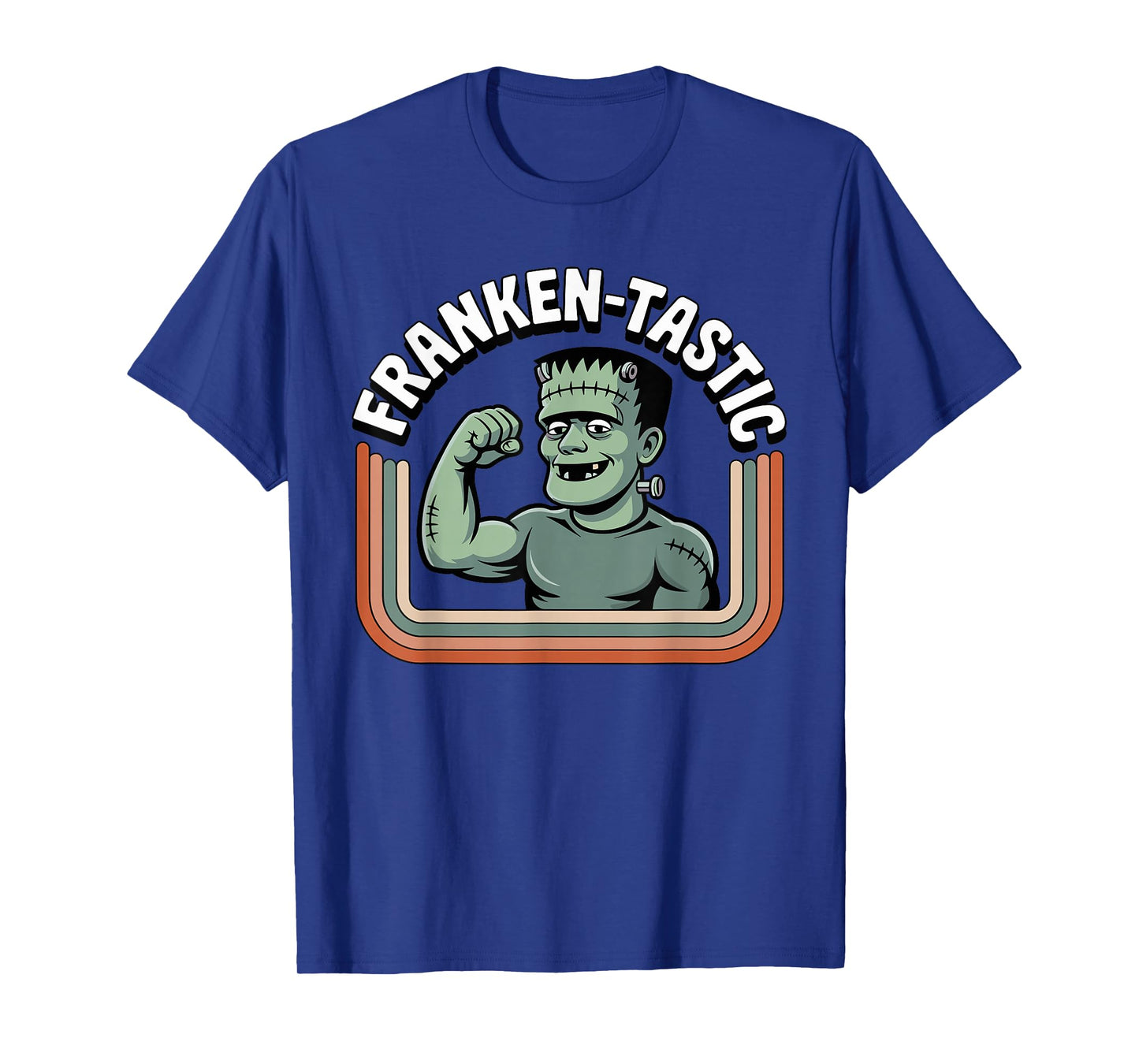Franken-Tastic Strong Frankenstein Halloween Tee T-Shirt