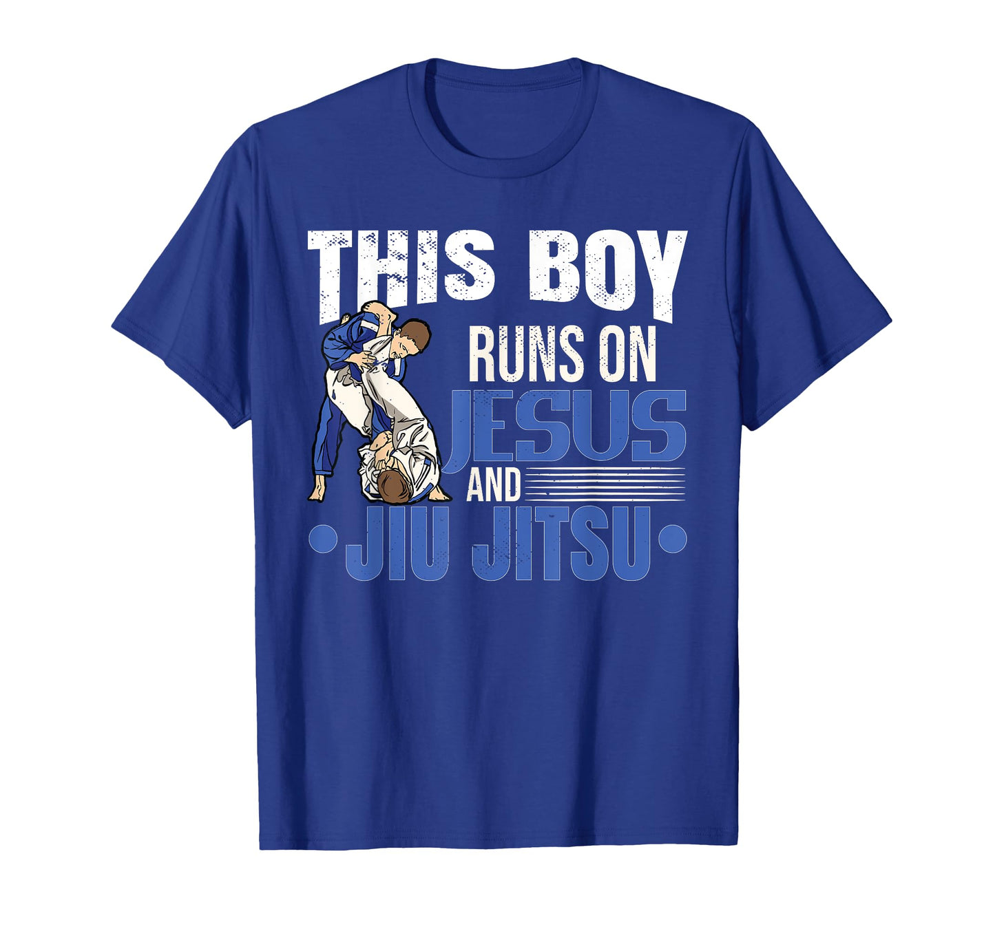 This Boy Runs On Jesus And Jiu Jitsu T-Shirt