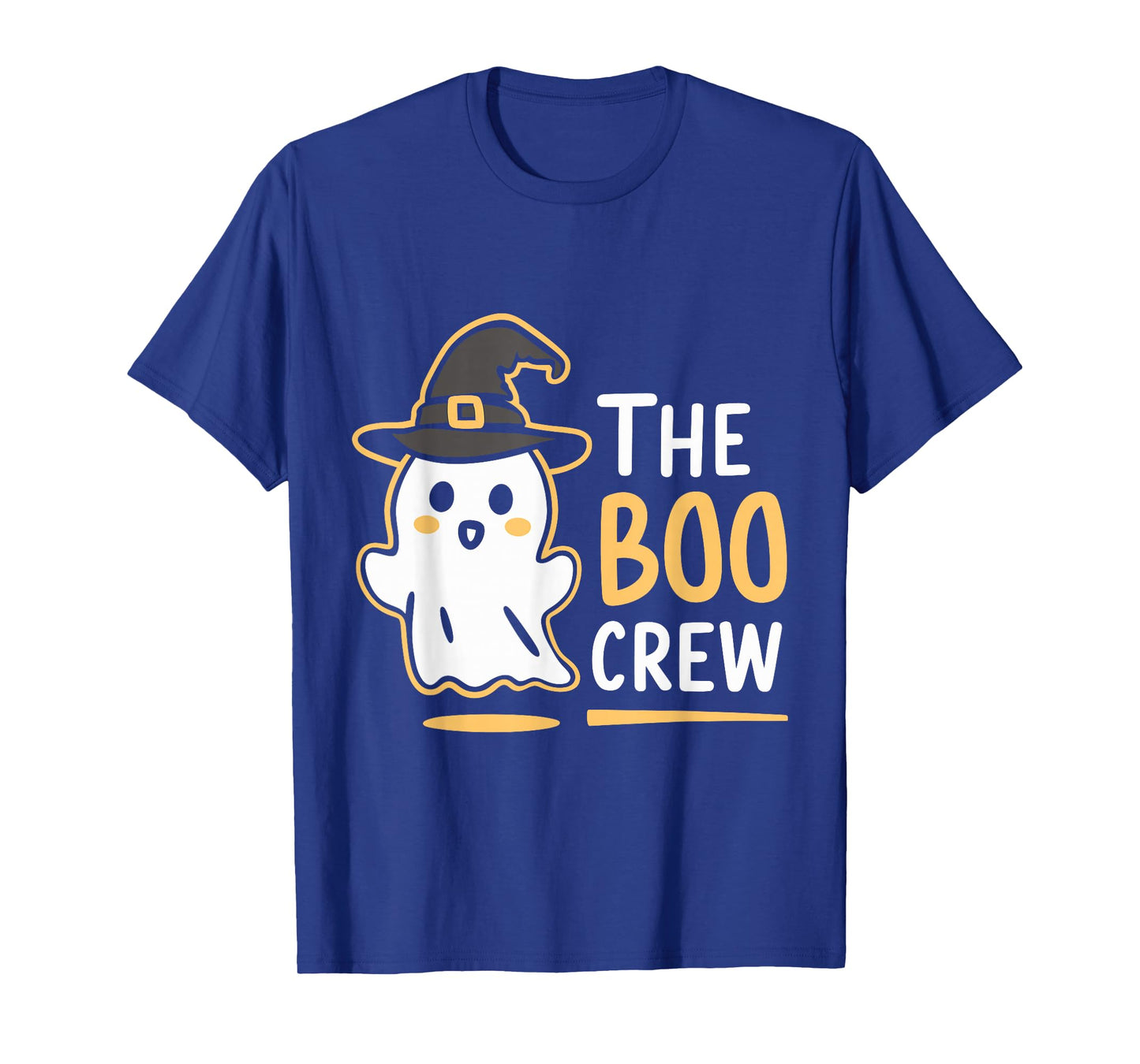 The Boo Crew Cute Halloween Ghost Design T-Shirt