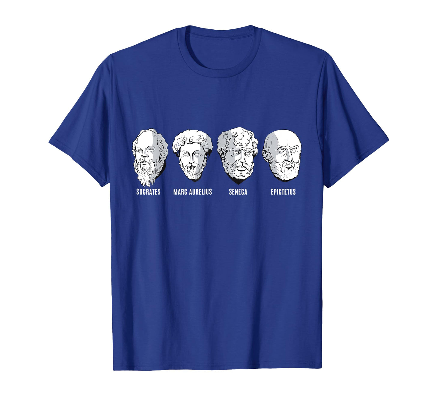 Stoic Philosophers Aurelius Socrates Seneca Epictetus T-Shirt