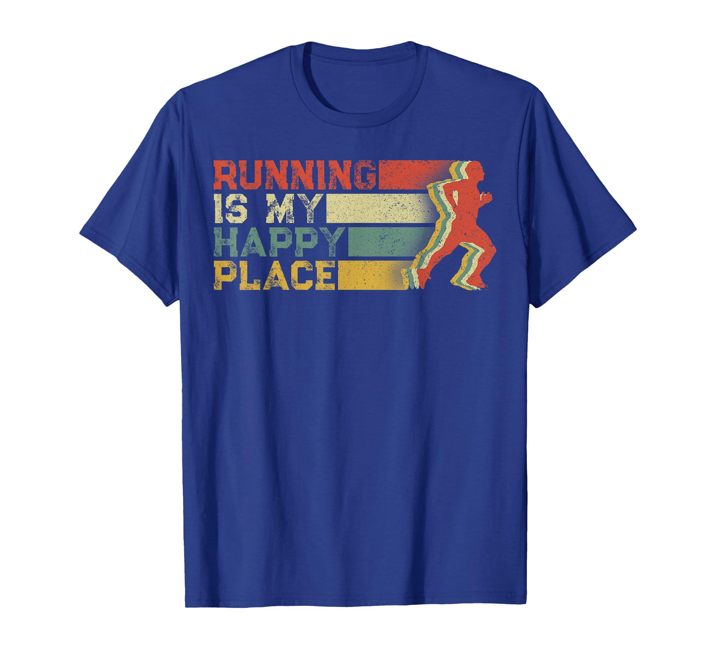 Running Is My Happy Place I Love To Run- Runners Gifts T-Shirt