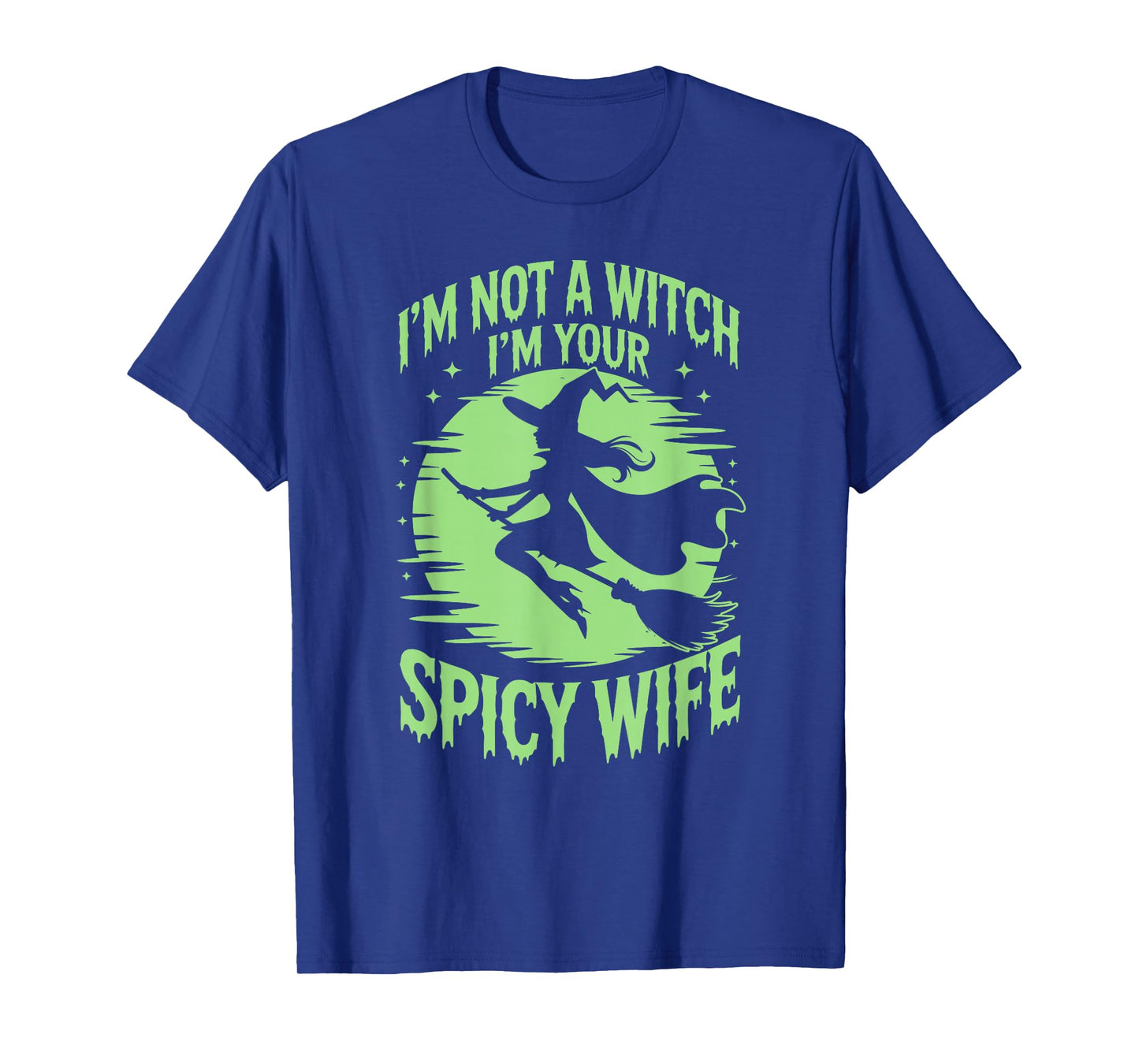 I'm not a Witch Halloween Couple Women T-Shirt