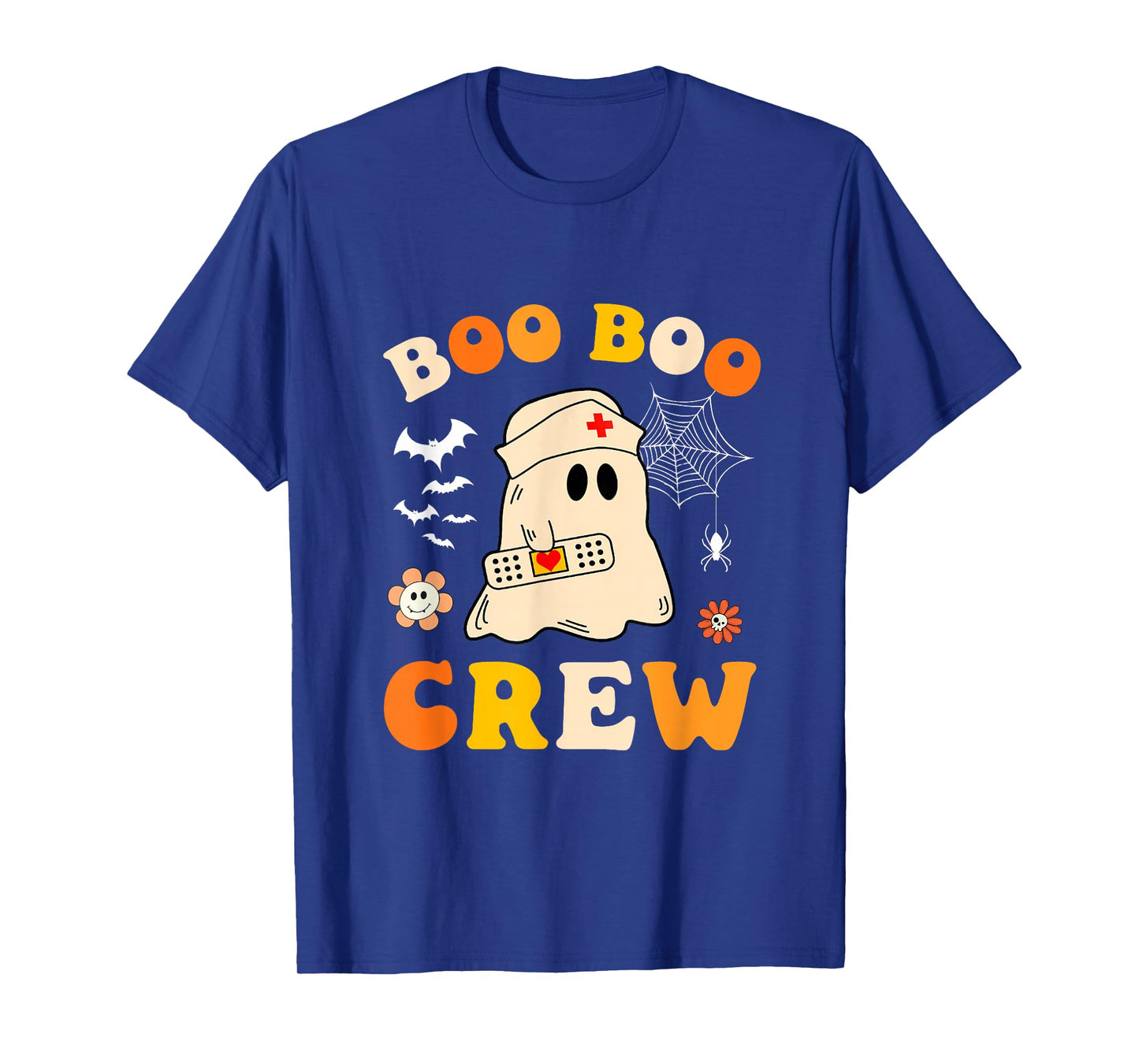 Groovy Boo Boo Crew Nurse Ghost Halloween Costume Men Women T-Shirt
