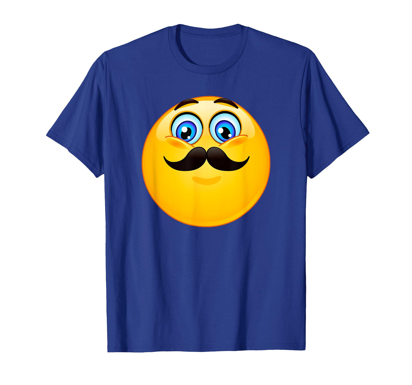 Trendy Classic Mustache Emoji T-Shirt