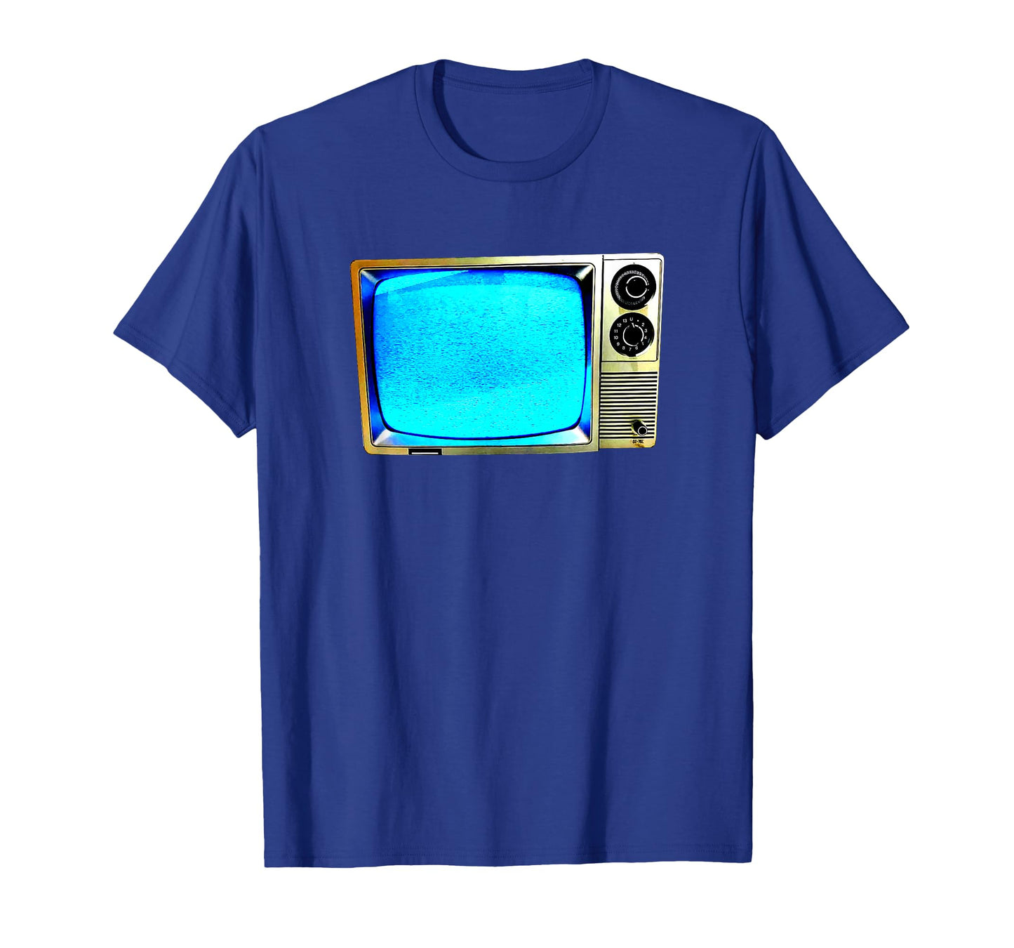 Vintage Television Tube TV Static Screen Old School Retro T-Shirt