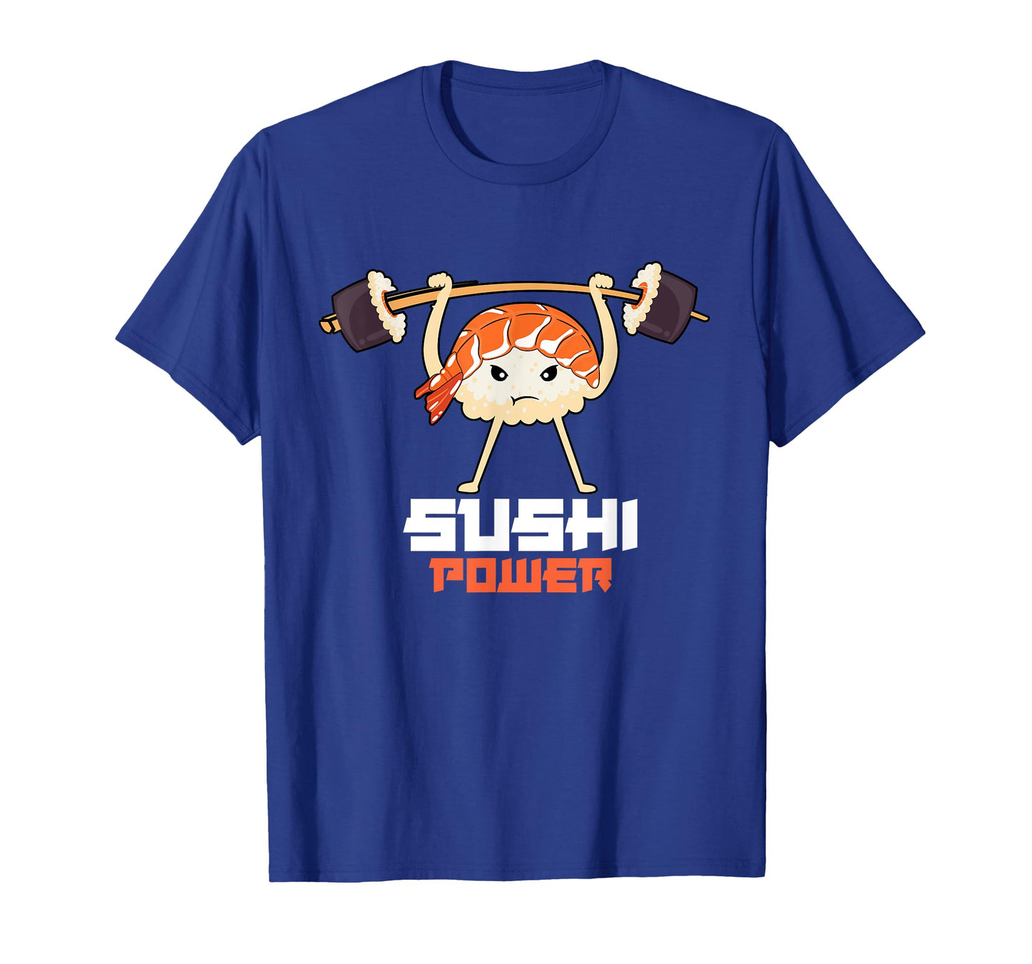 Sushi Power Funny Gym Vegetarian Muscle Powerlifting T-Shirt