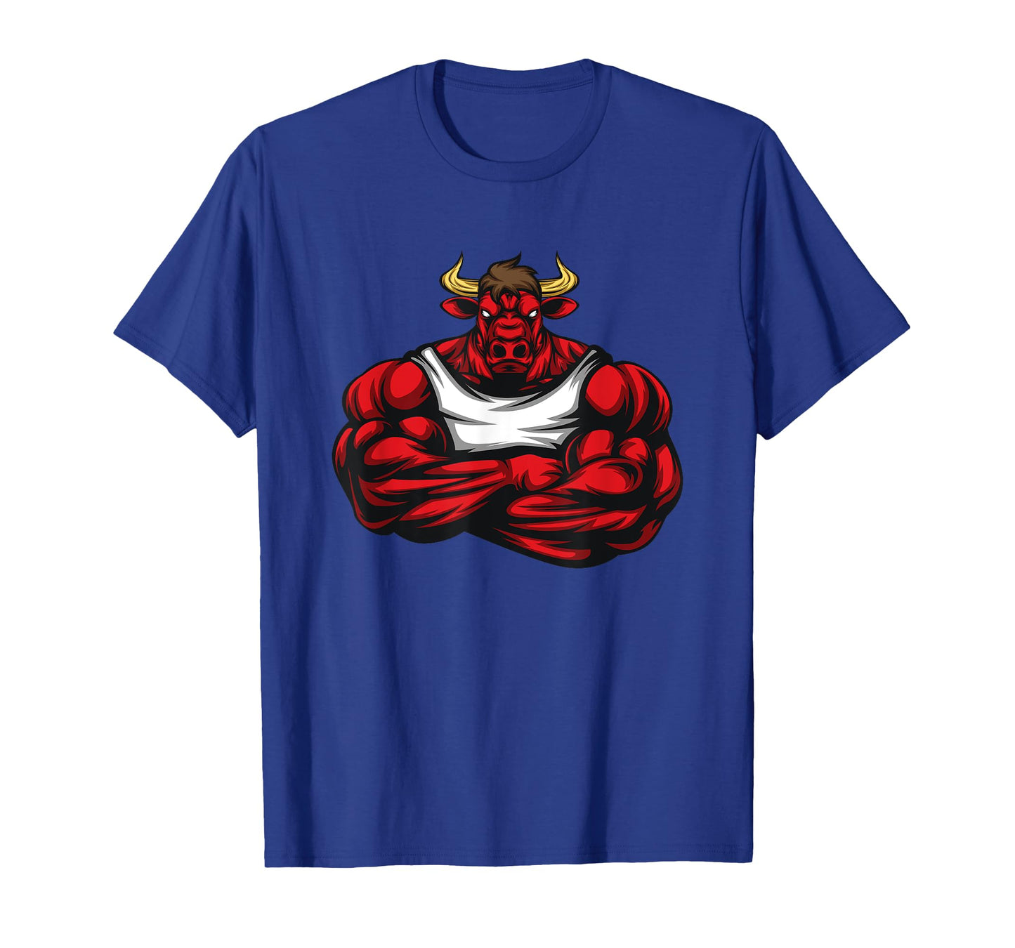 Strong Like Bull Bodybuilding, Weightlifting Gym T-Shirt T-Shirt