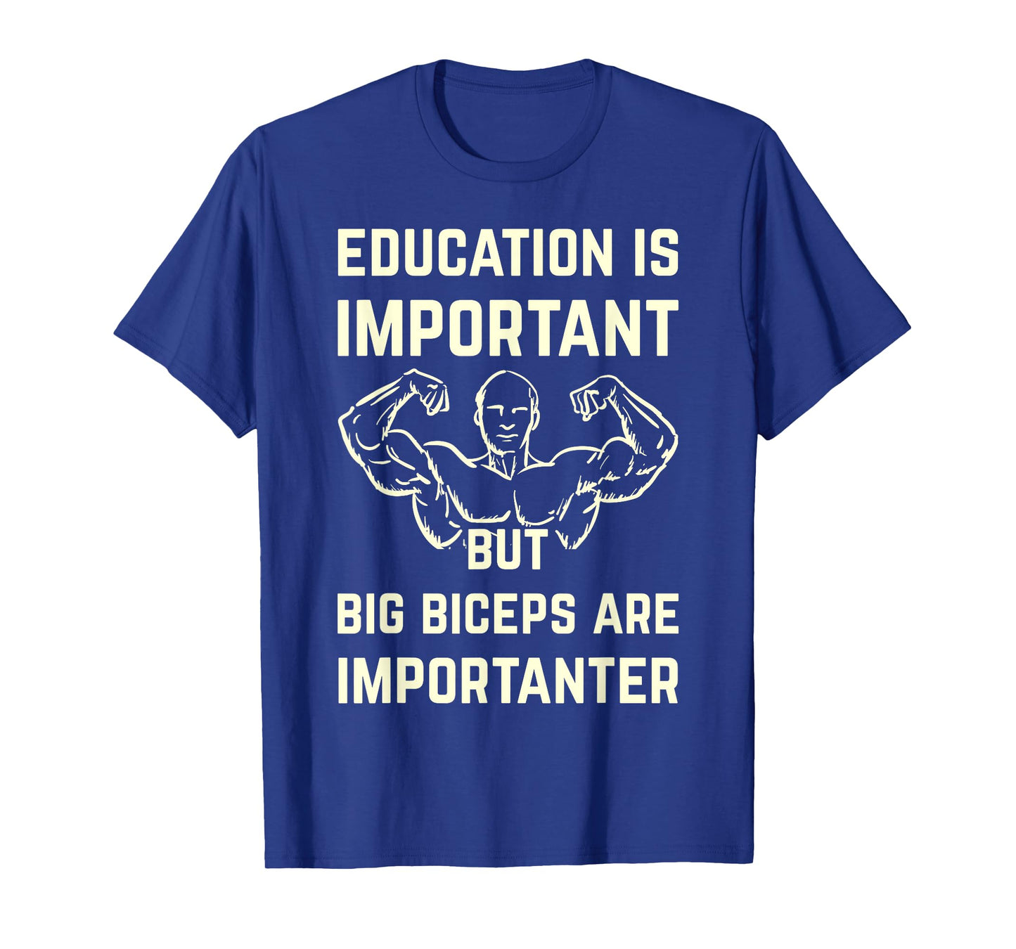 Gymnastics is important, but big biceps are more important T-Shirt