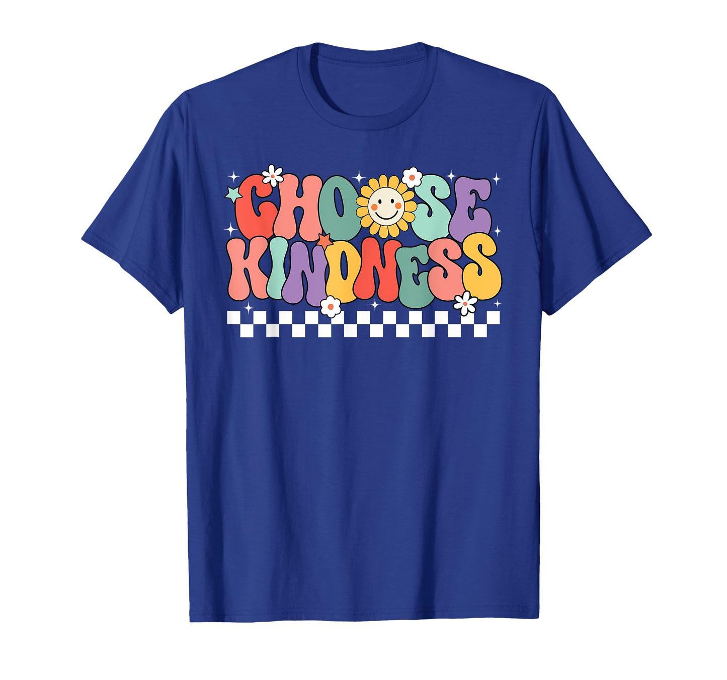Choose Kindness Groovy Be Kind Inspirational Unity Day T-Shirt