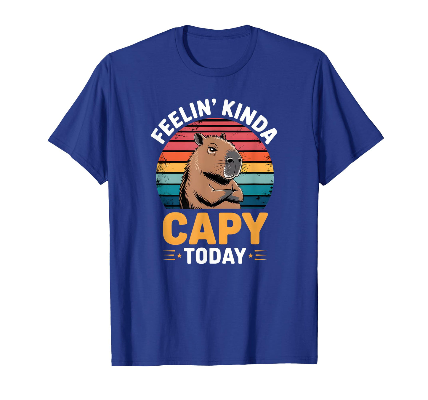 Vintage Capybara Clothing - Feelin' Kinda Capy Today T-Shirt