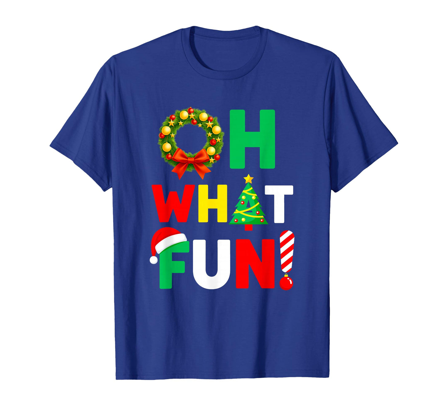 Oh What Fun Funny Cute Christmas Jingle Bells Holiday Xmas T-Shirt