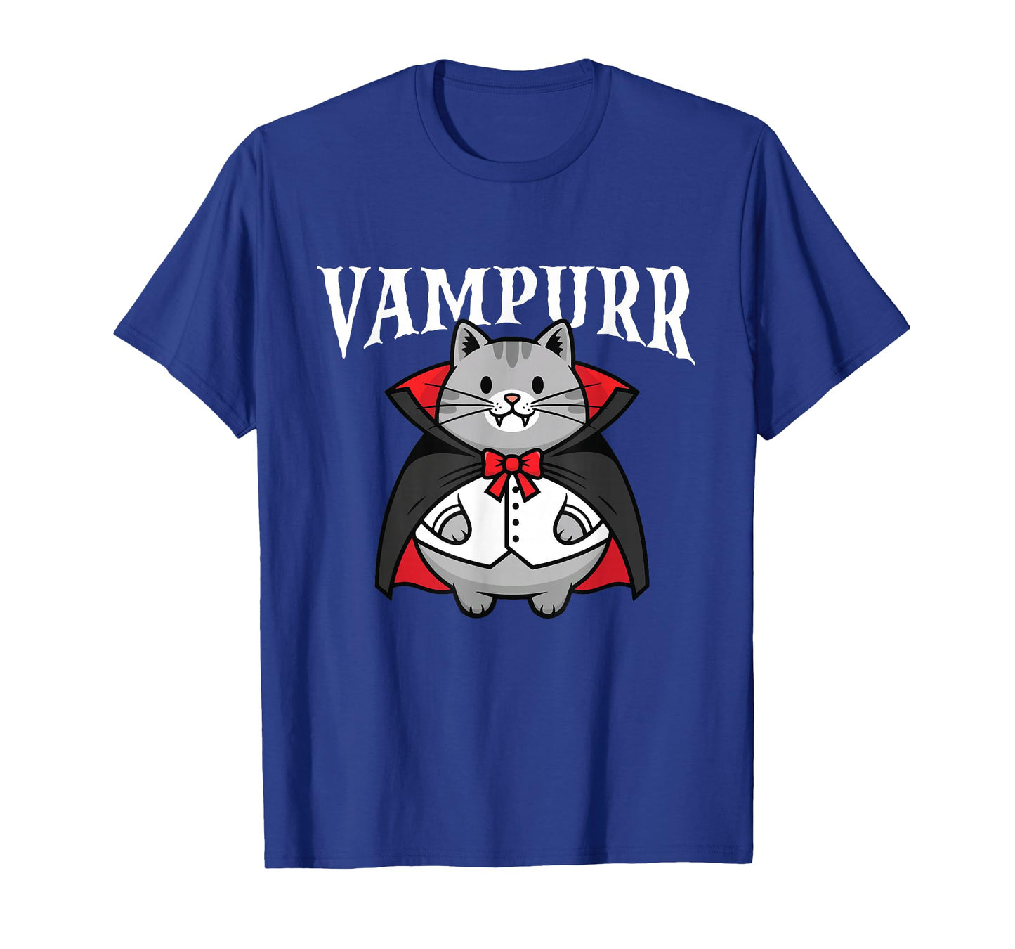 Vampurr - Spooky Halloween Vampire Cat Lover T-Shirt
