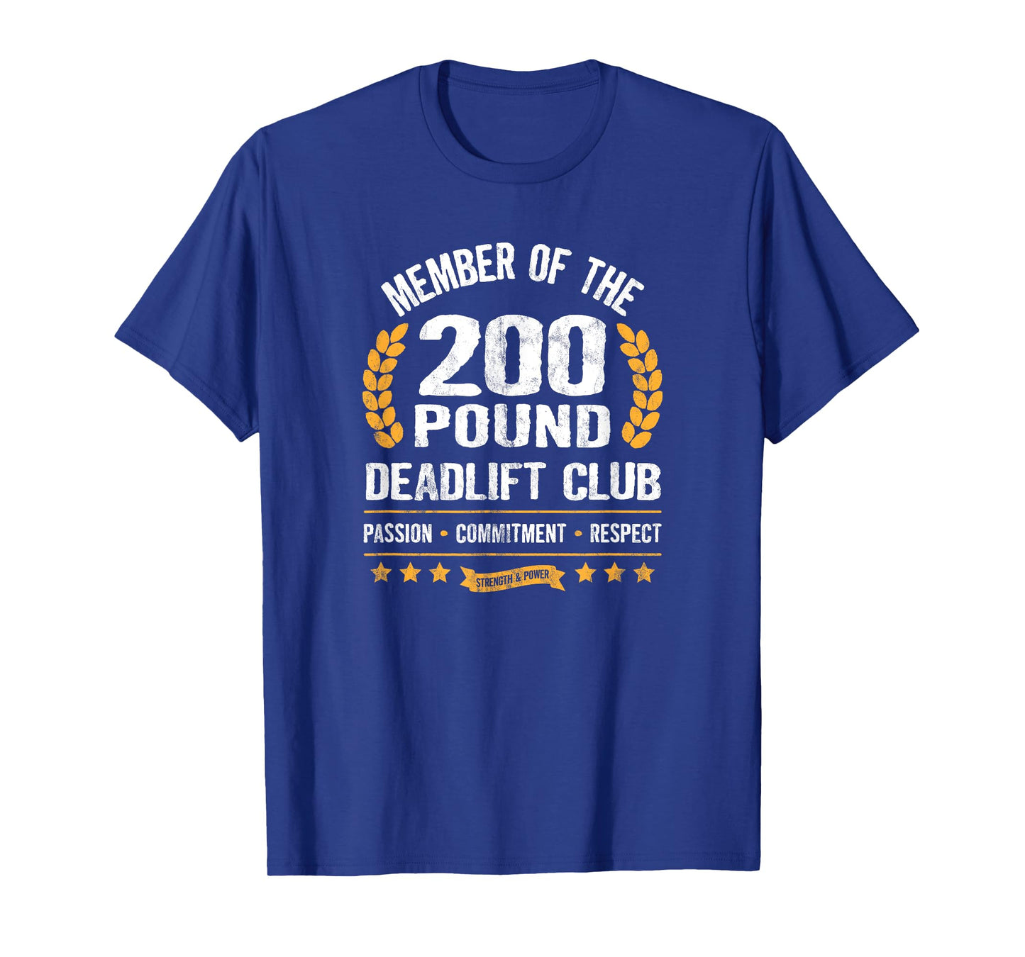 200 Pound Deadlift Club Strong Men Women Gym T-Shirt