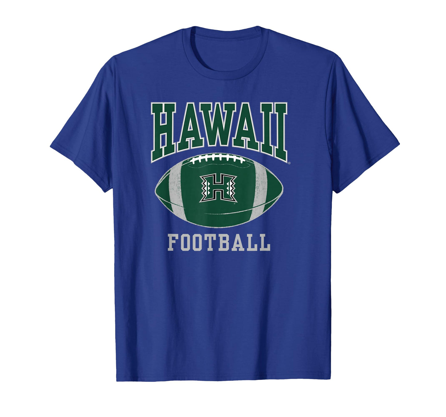 University of Hawaii Rainbow Warriors Football Ball T-Shirt