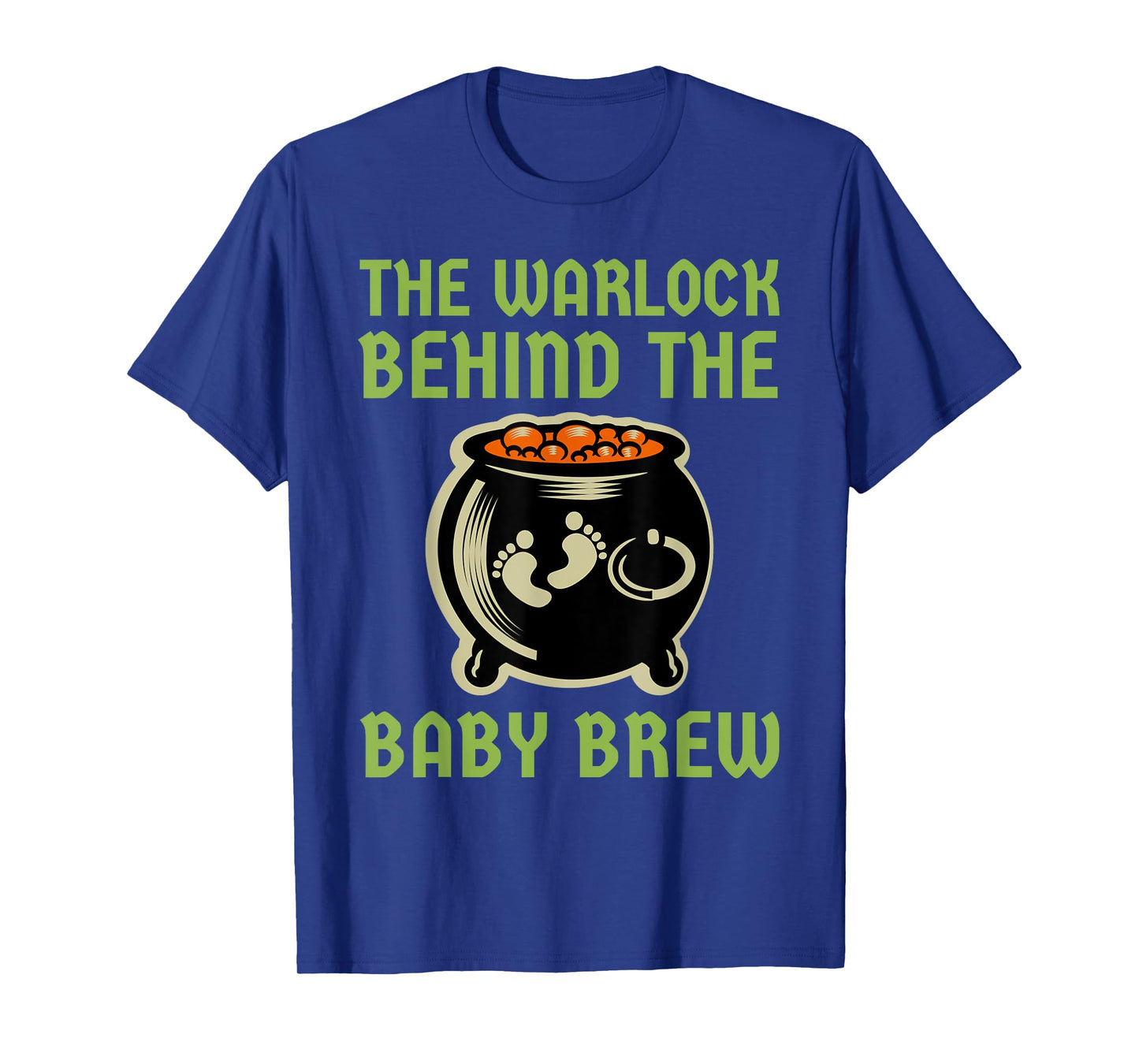 The Warlock Behind The Baby Brew, Halloween New Dad To Be T-Shirt