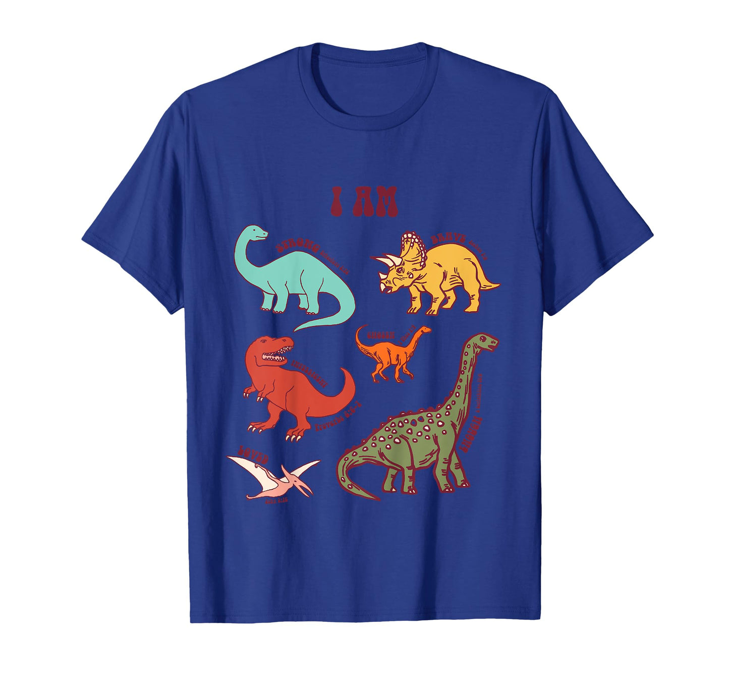 I’m Strong Brave Loved Dinosaur Affirmation Dino Christian T-Shirt