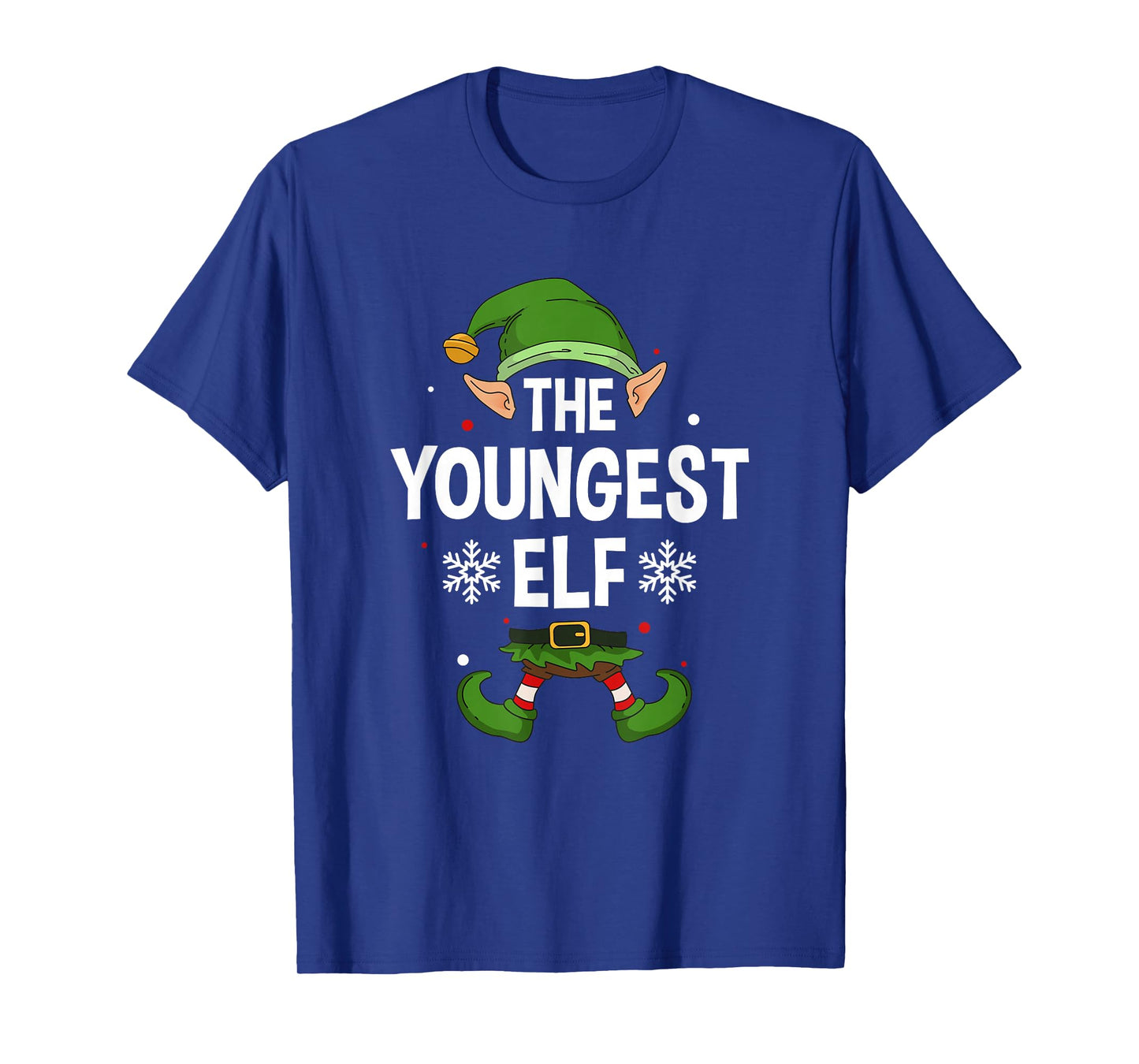 The Youngest Elf Party Family Group Matching X-Mas Saying T-Shirt