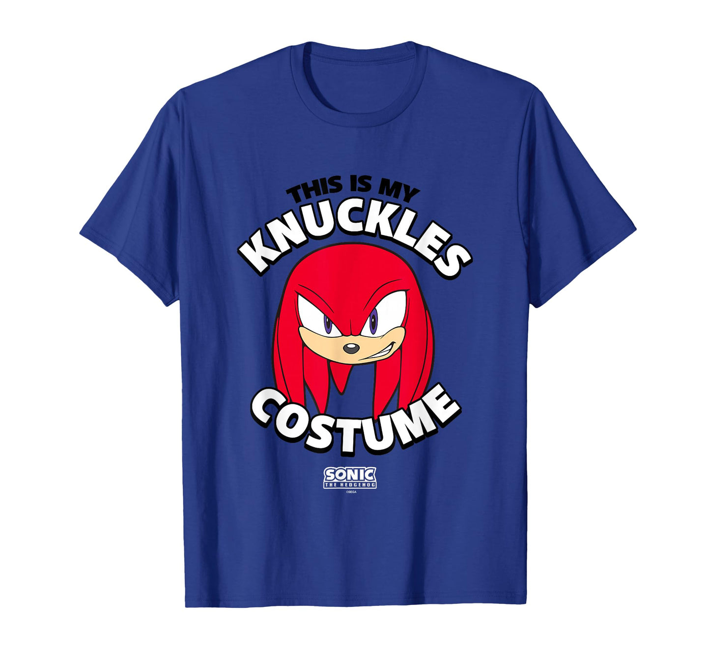 Sonic The Hedgehog Halloween This Is My Knuckles Costume T-Shirt