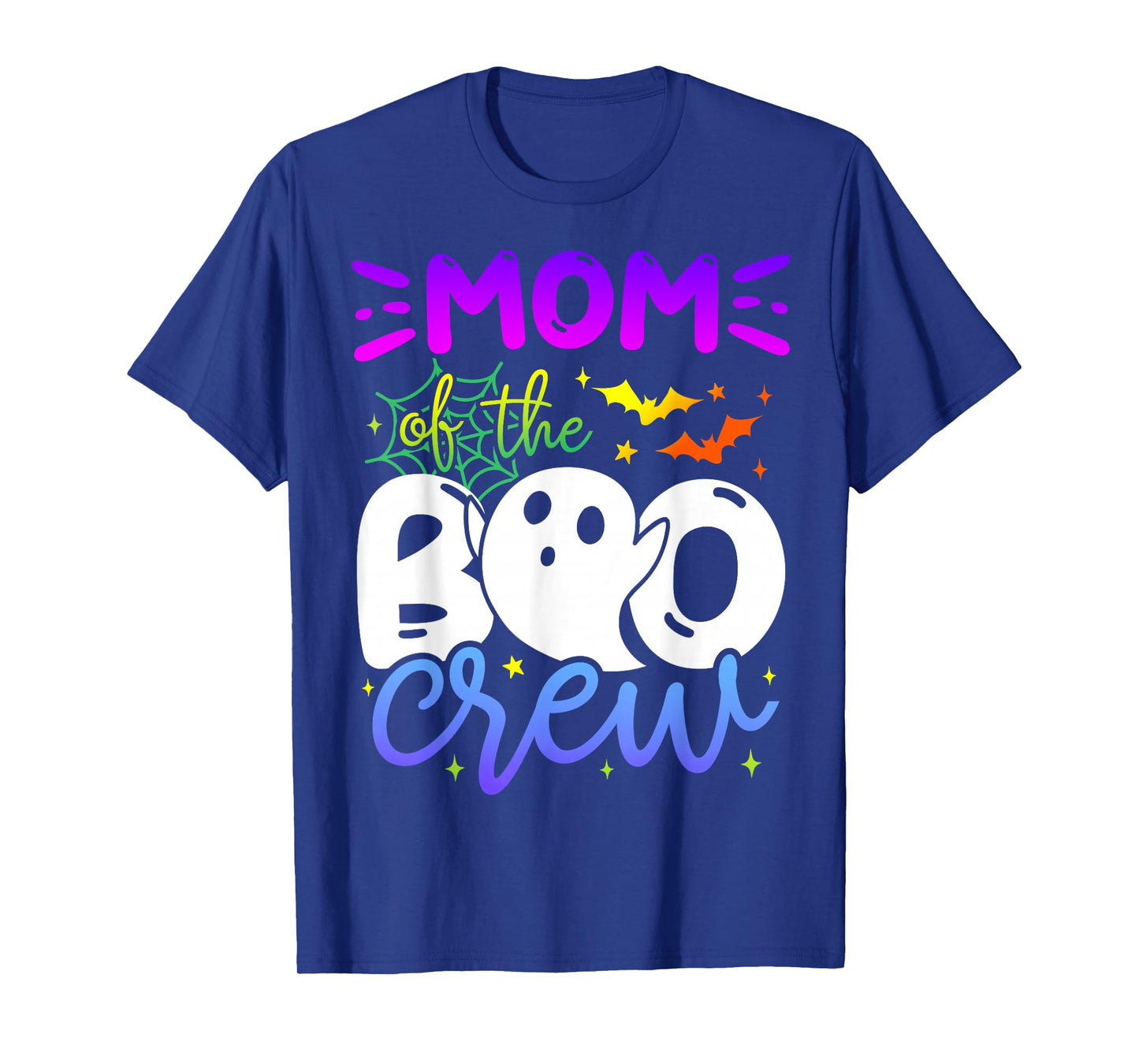 Mom of Boo Halloween Crew Costume Boo Ghost Lover Family T-Shirt