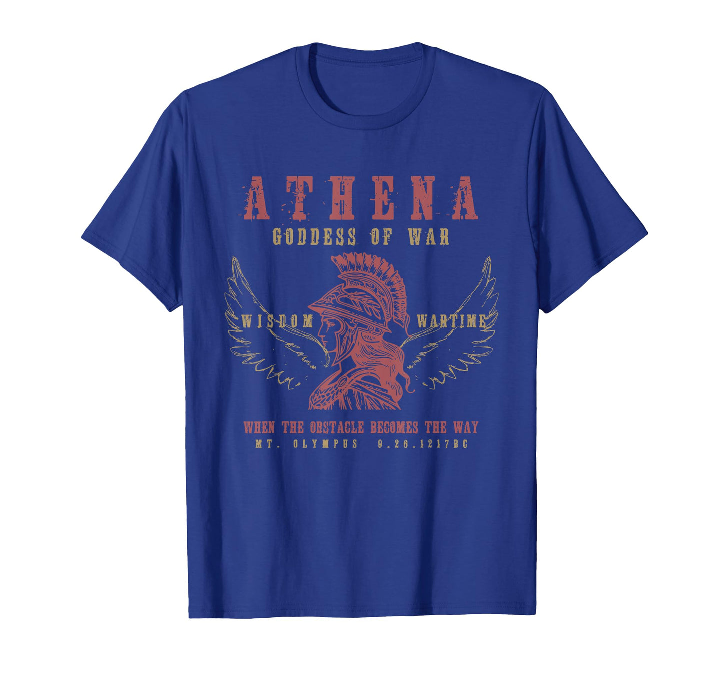 Athena Warrior World Tour Dark Academia Distressed Band T-Shirt