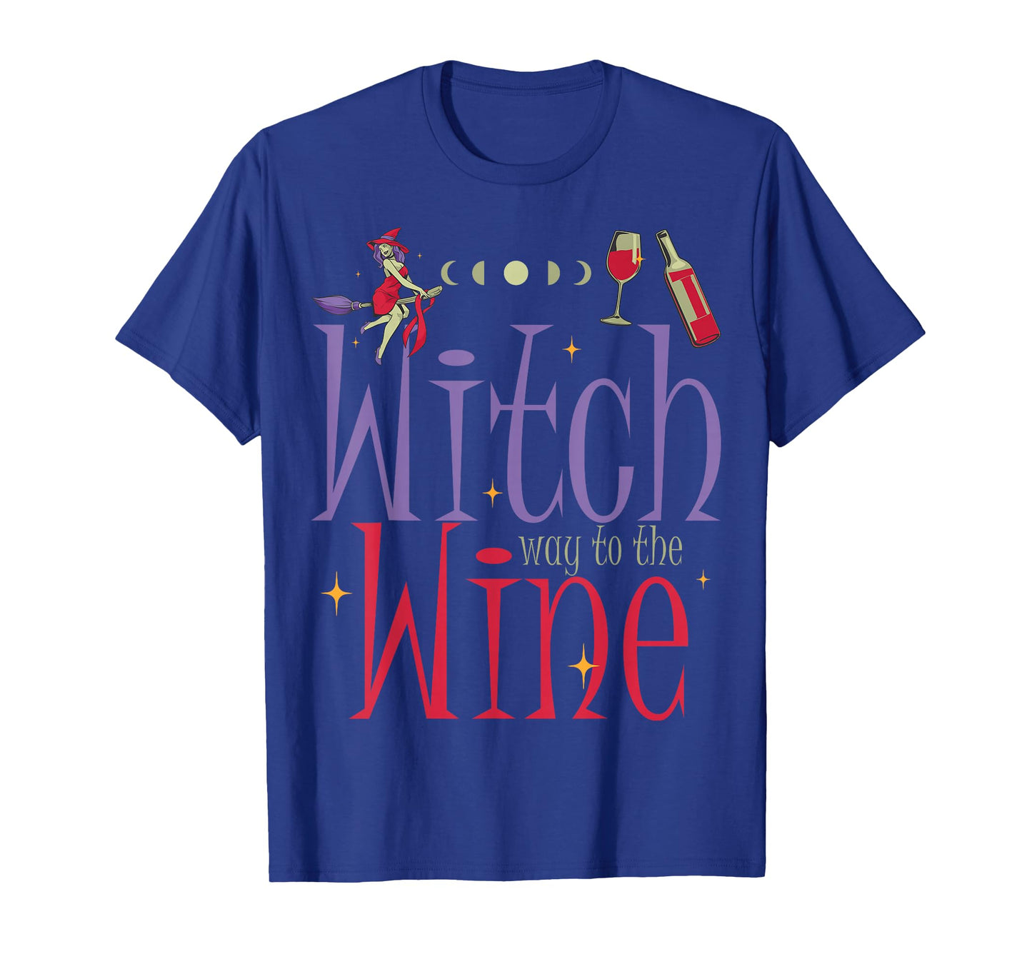 Wine Witch Halloween Wine Lovers Drinker Wine Enthusiast T-Shirt