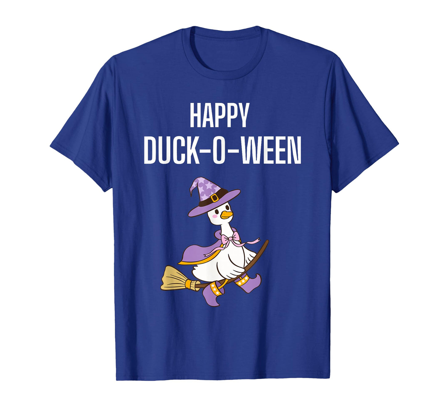 Funnny Duck Halloween Shirt – Duck-O-Ween Duck Witch T-Shirt