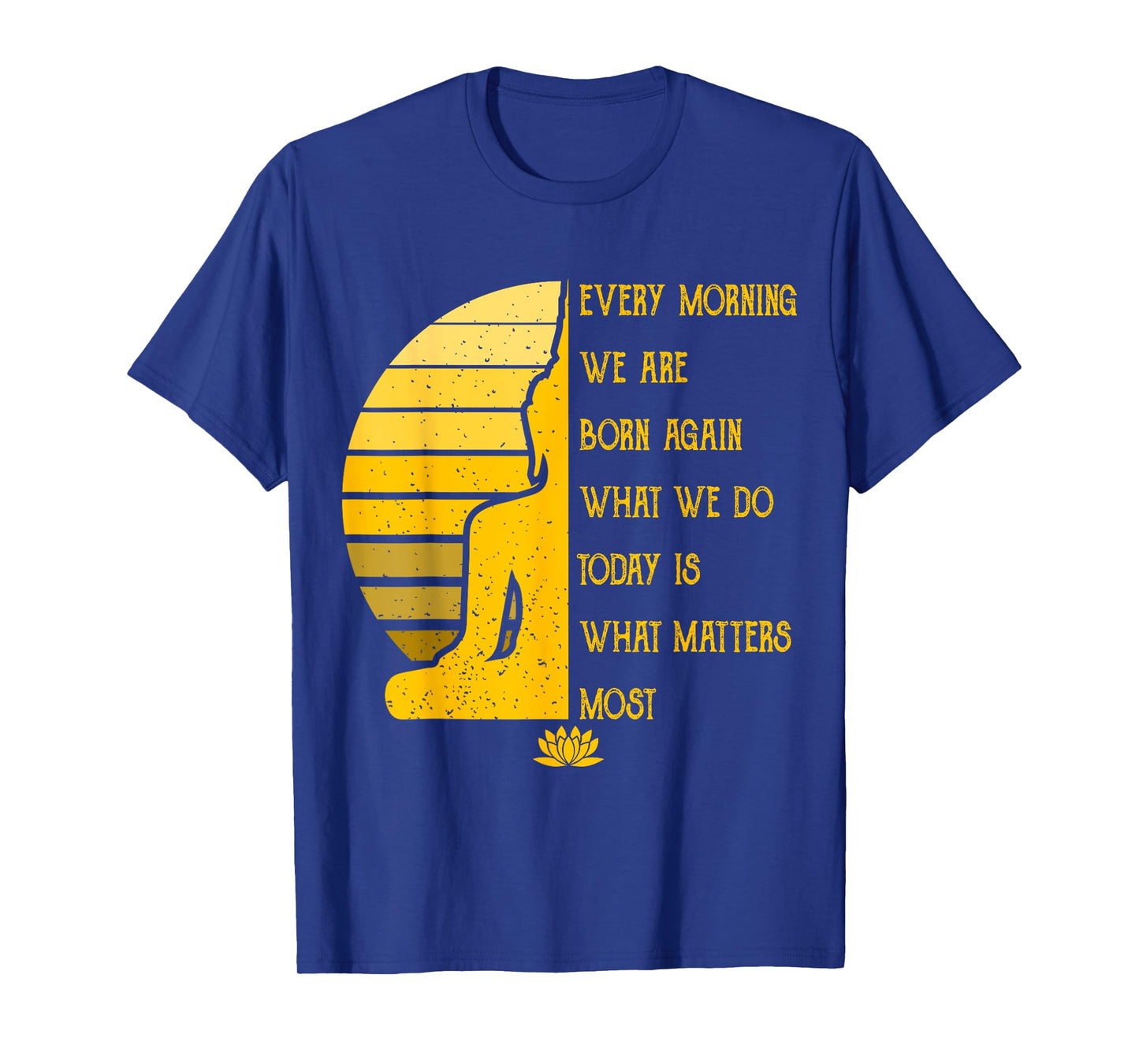 Yoga T-Shirt Meditation Buddha Gift Yoga Teacher T-Shirt