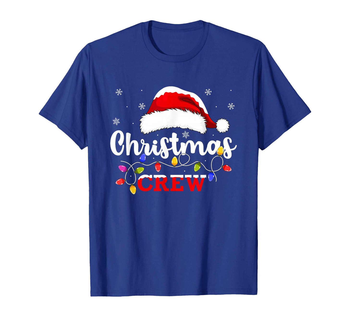 Christmas Crew Matching Family Group Holiday Xmas Party T-Shirt