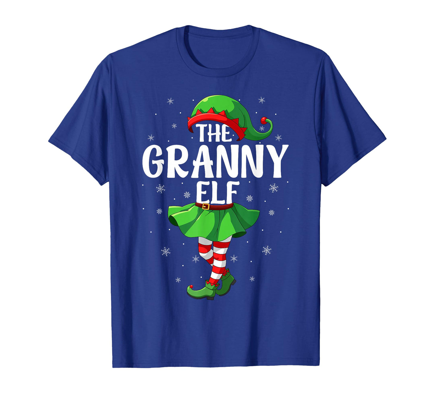 Granny Elf Christmas Grandma Women Elf Squad Xmas Family T-Shirt
