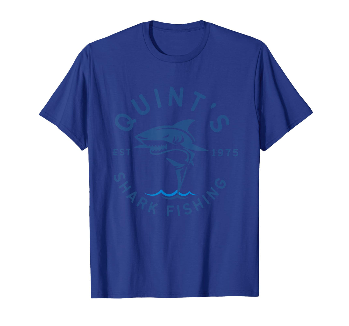 Vintage Quint's Shark Fishing 1975 Retro T-Shirt