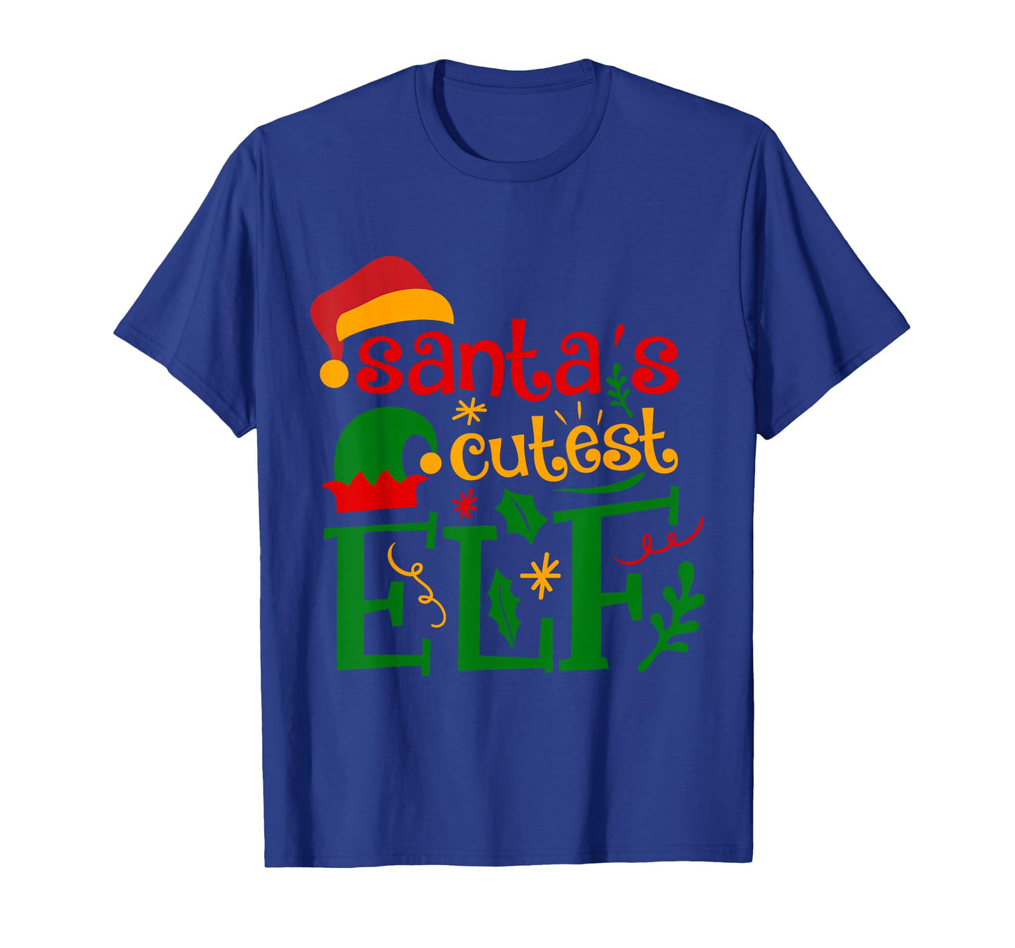 Santa's Cutest Elf Infant Pajamas Christmas Boy and Girl T-Shirt