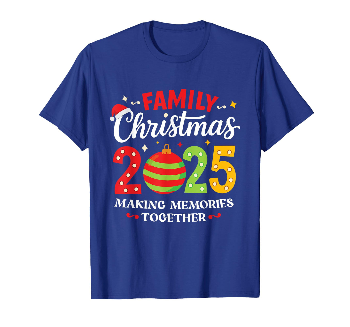 Family Christmas 2025 Group Matching Squad Funny Santa Elf T-Shirt