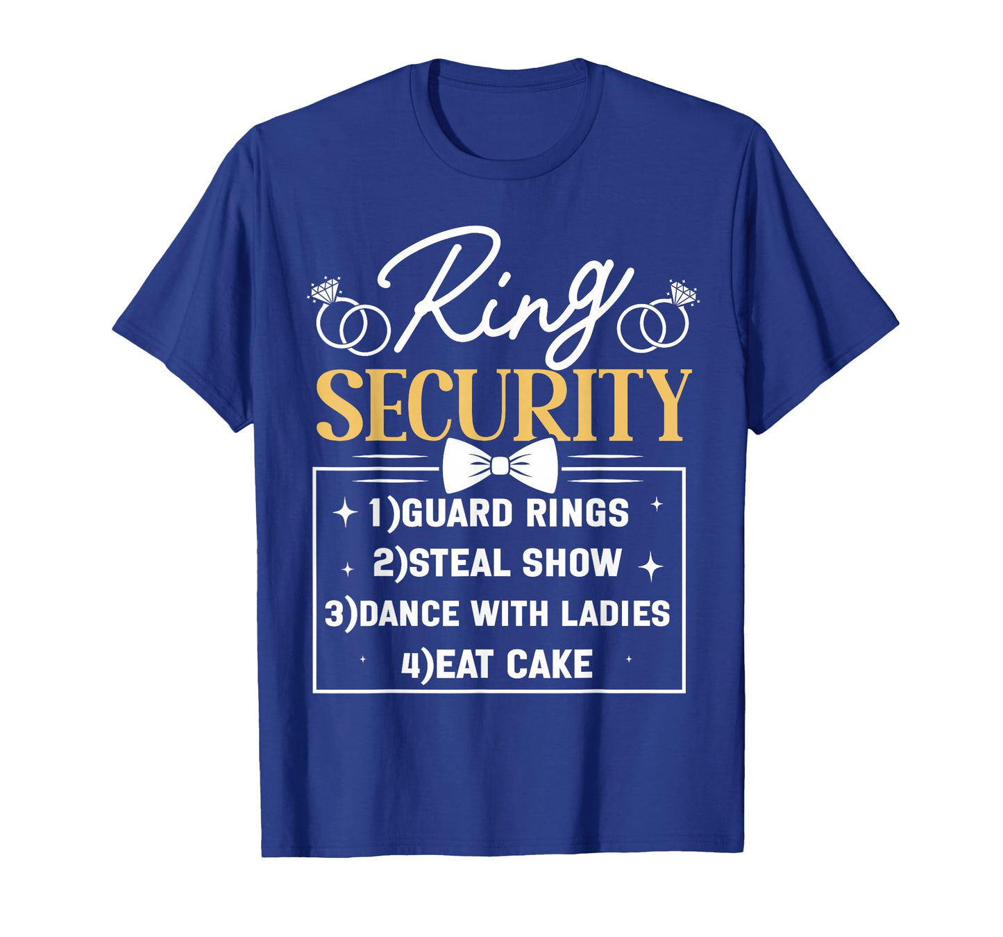 Kids Ring Security Ring Bearer Boys Wedding Party Marriage T-Shirt