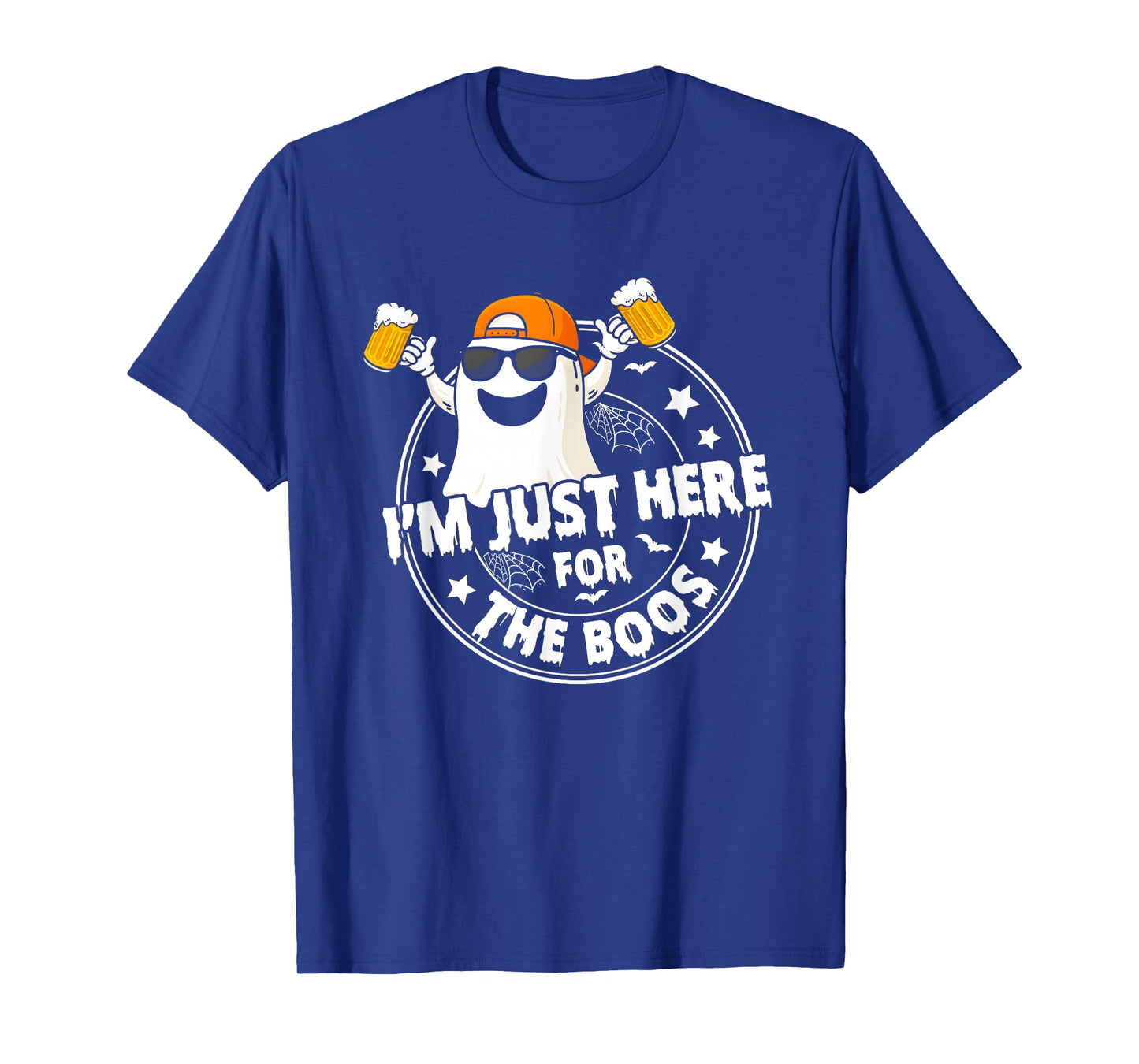 I'm Just Here for The Boos Funny Halloween Ghost Men Women T-Shirt