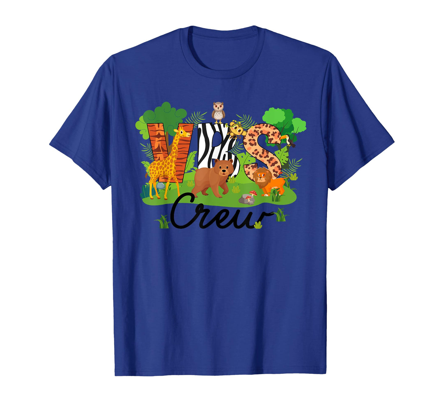 VBS Crew VBS 2025 Vacation Bible School Jungle Adventures T-Shirt
