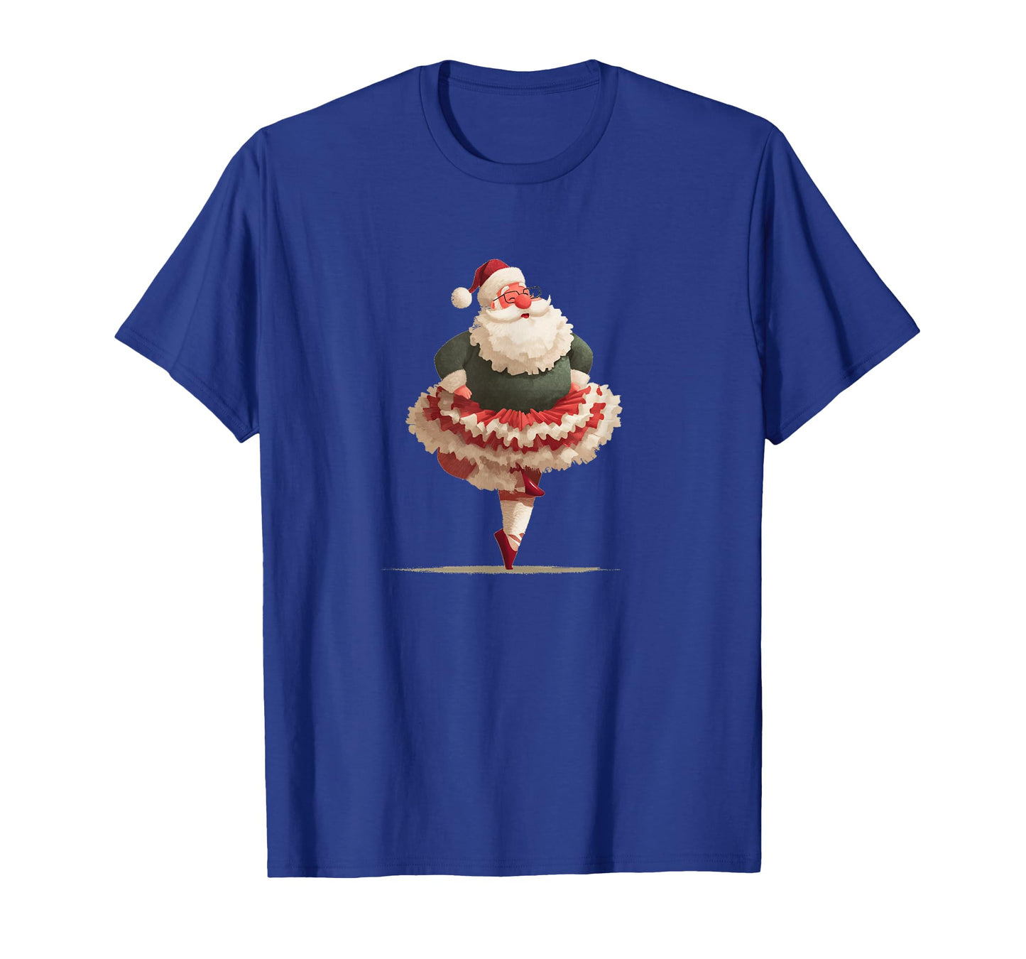 Awesome Ballerina Moves with Santa Claus Costume T-Shirt