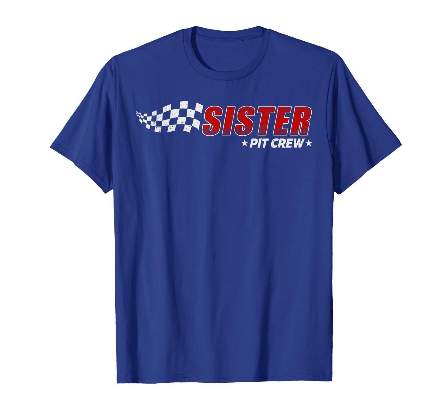 Sister Pit Crew Race Car Birthday Family Matching Pit Crew T-Shirt