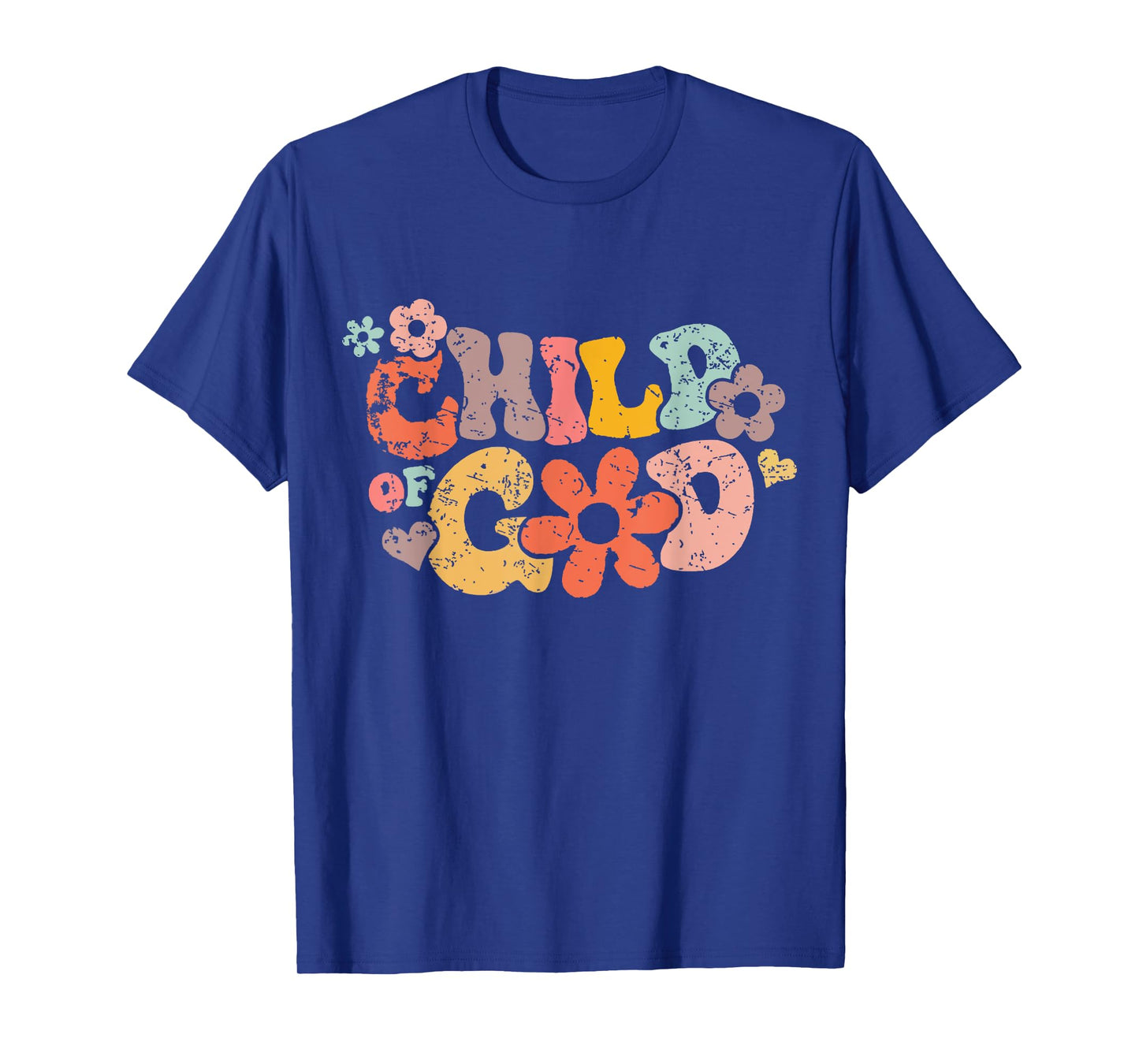 Child Of God Shirt Wavy Groovy Floral Quote T-Shirt